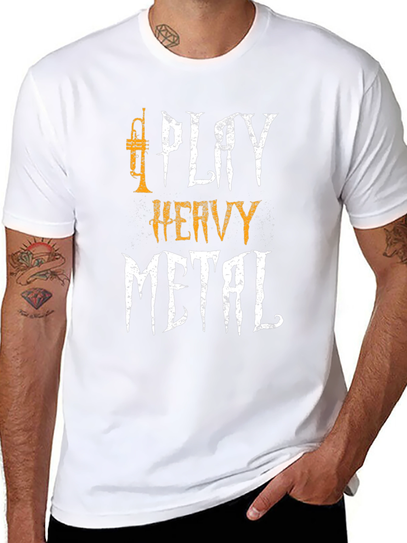 Play Heavy Metal Trumpet T-Shirt
