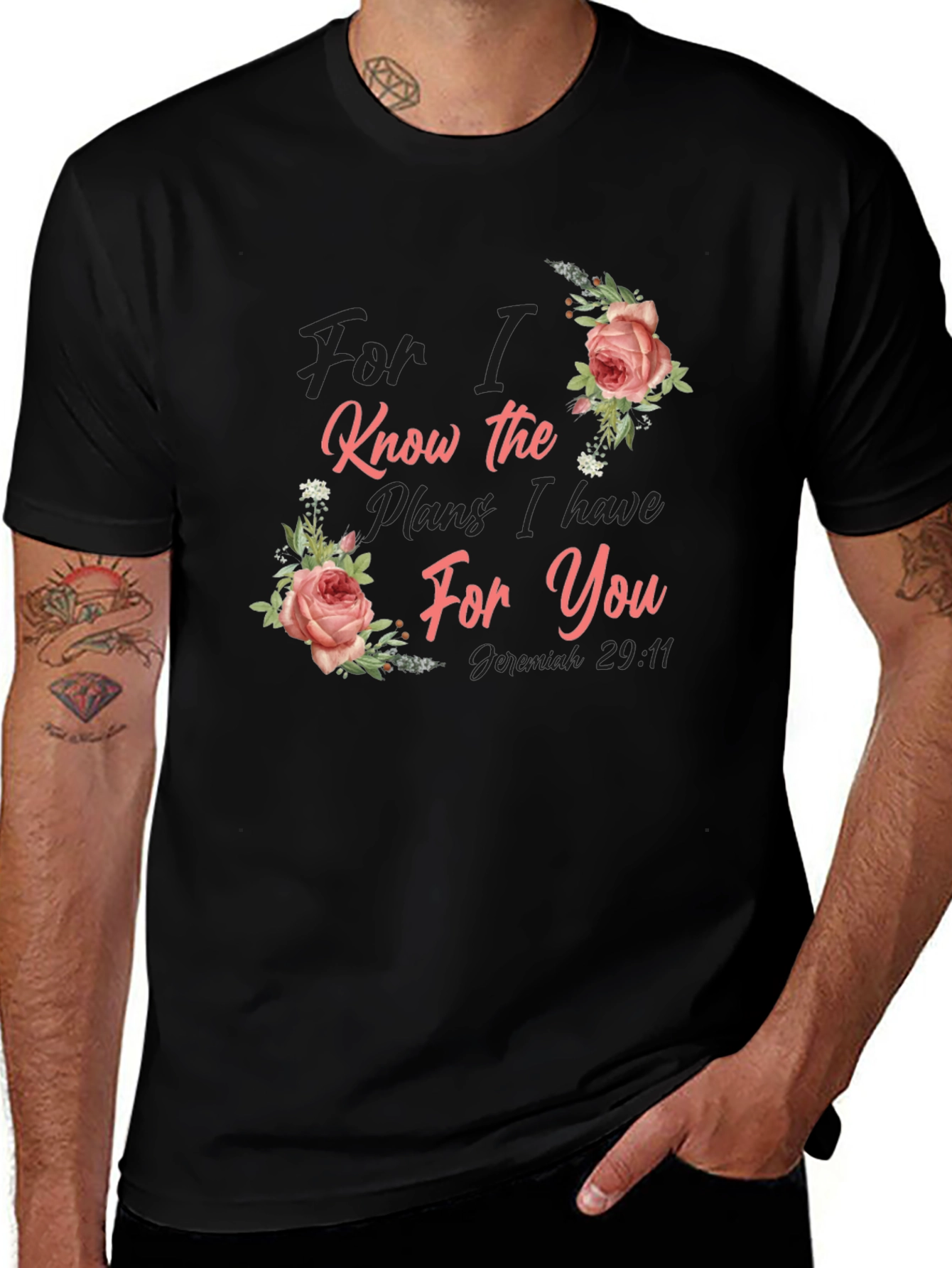 Faith Inspired Floral T-Shirt