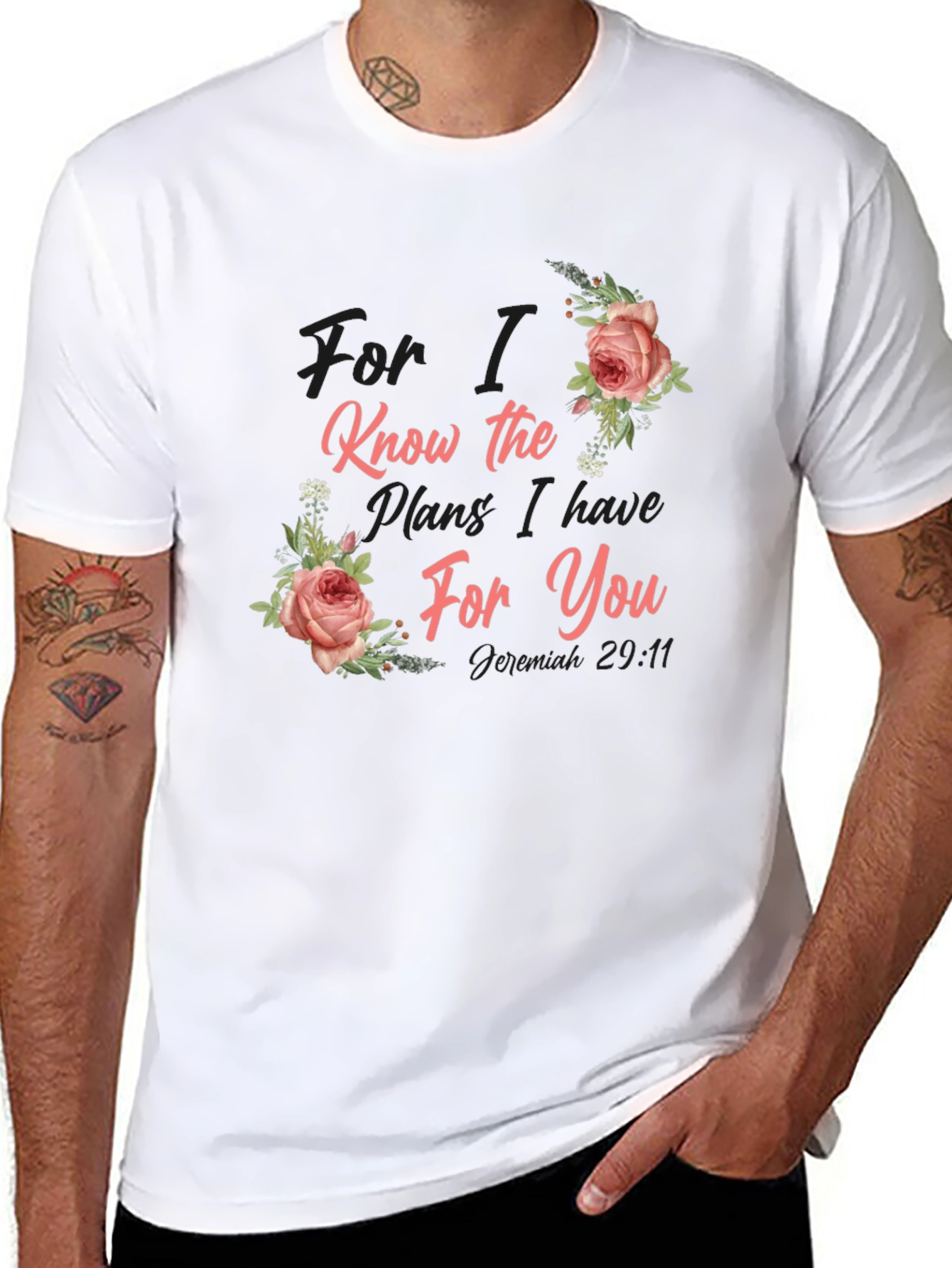 Faith Inspired Floral T-Shirt