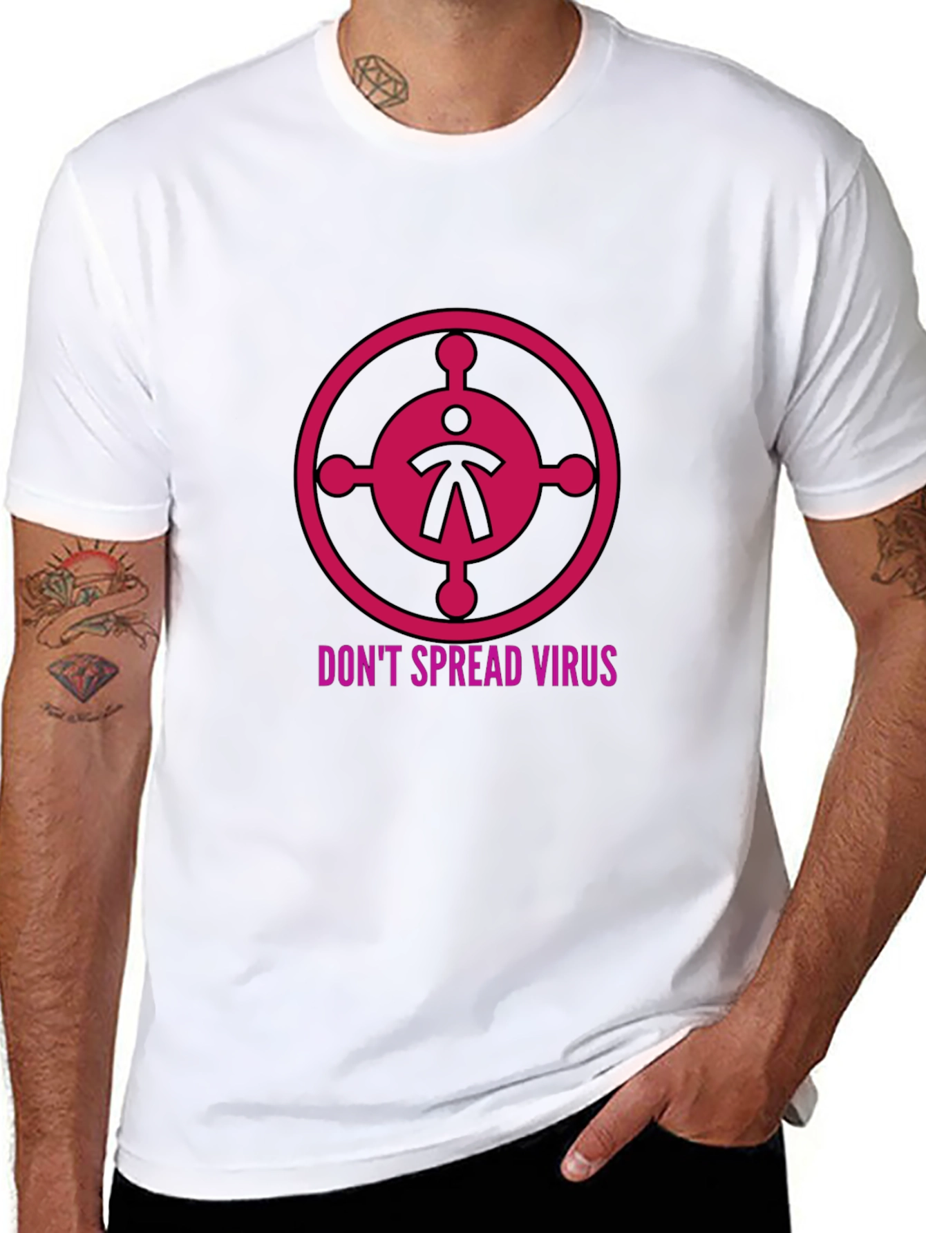 Dont Spread Virus Graphic Tee