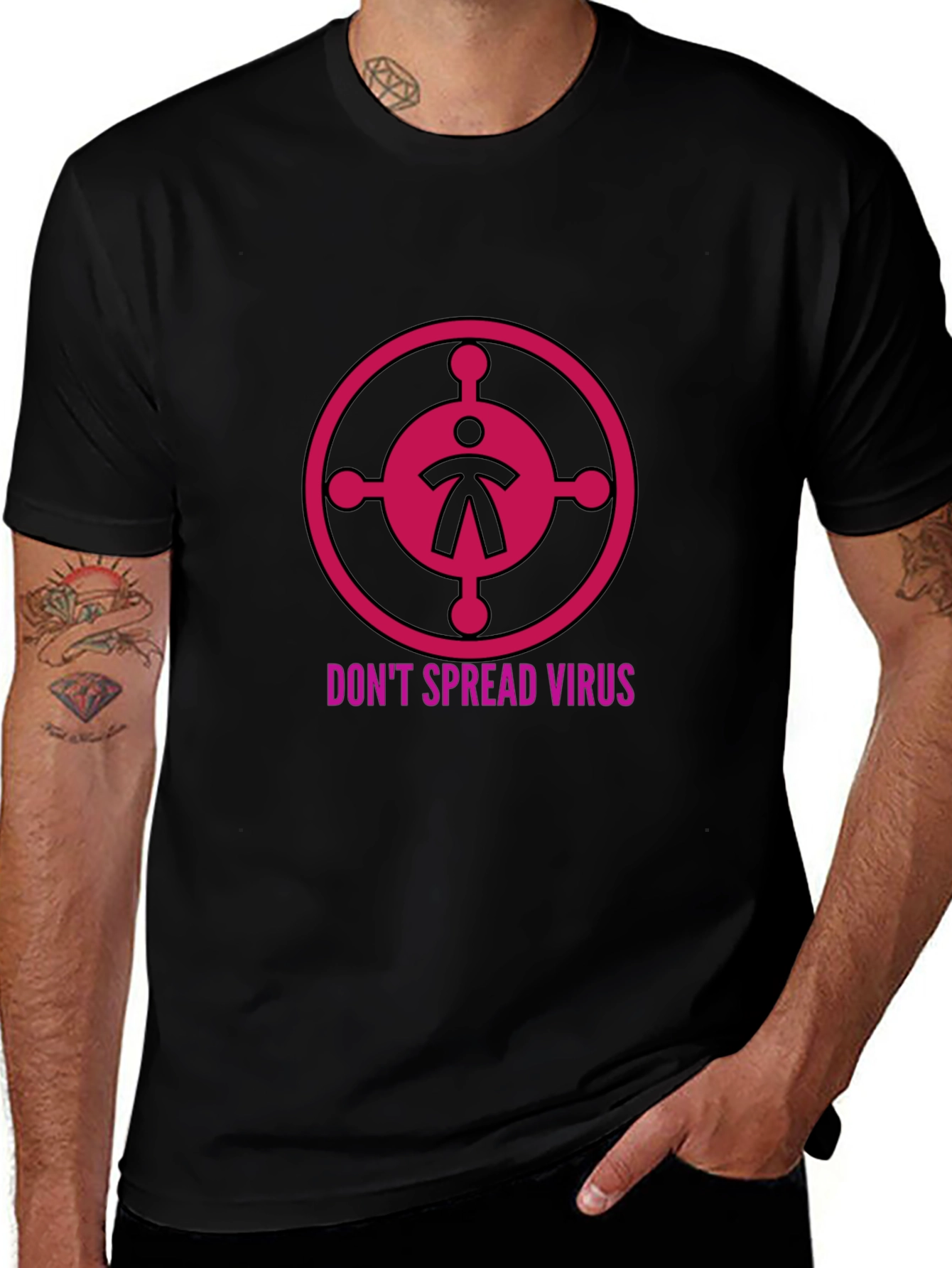 Dont Spread Virus Graphic Tee