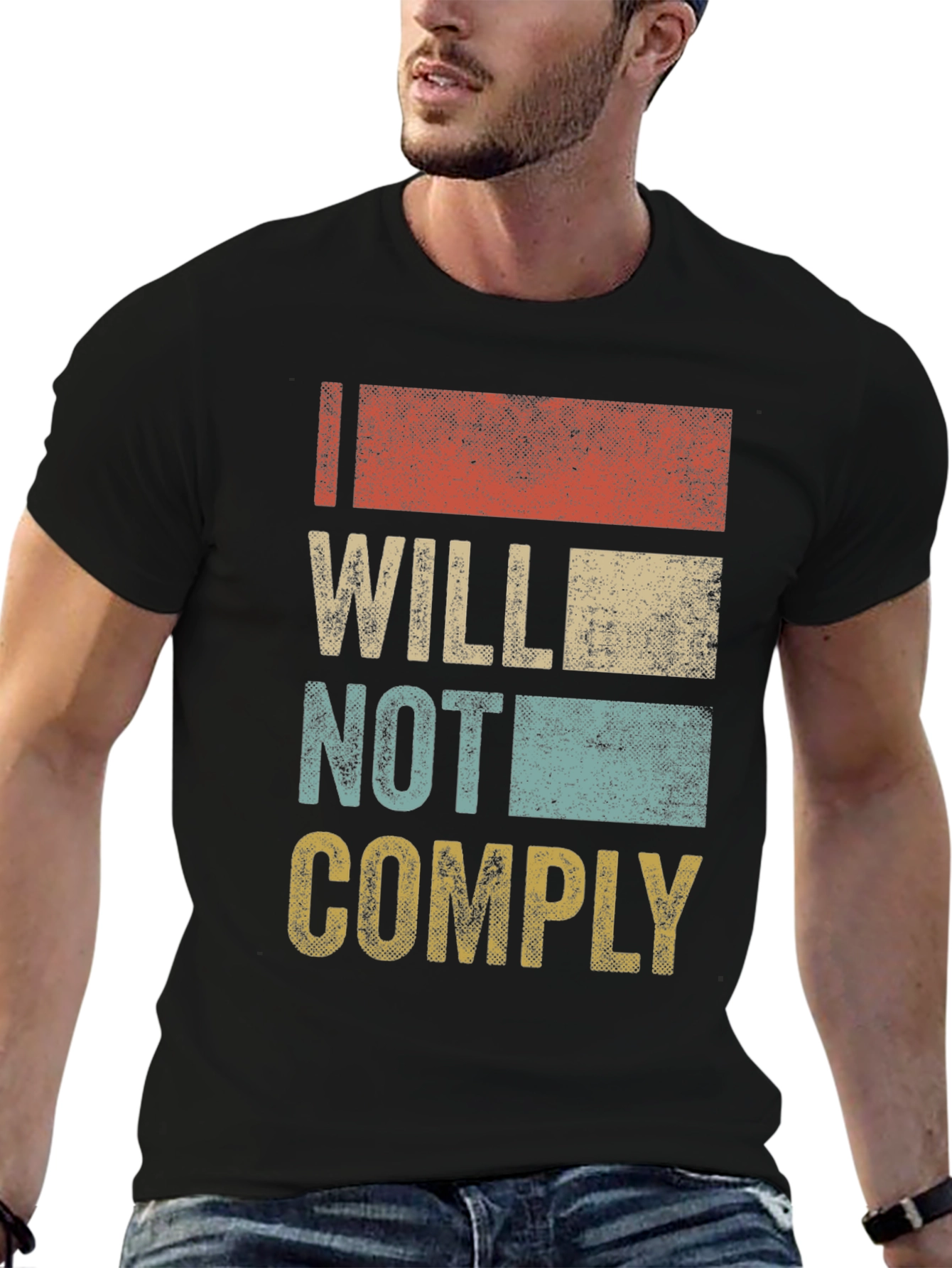 Will Not Comply Retro T-Shirt