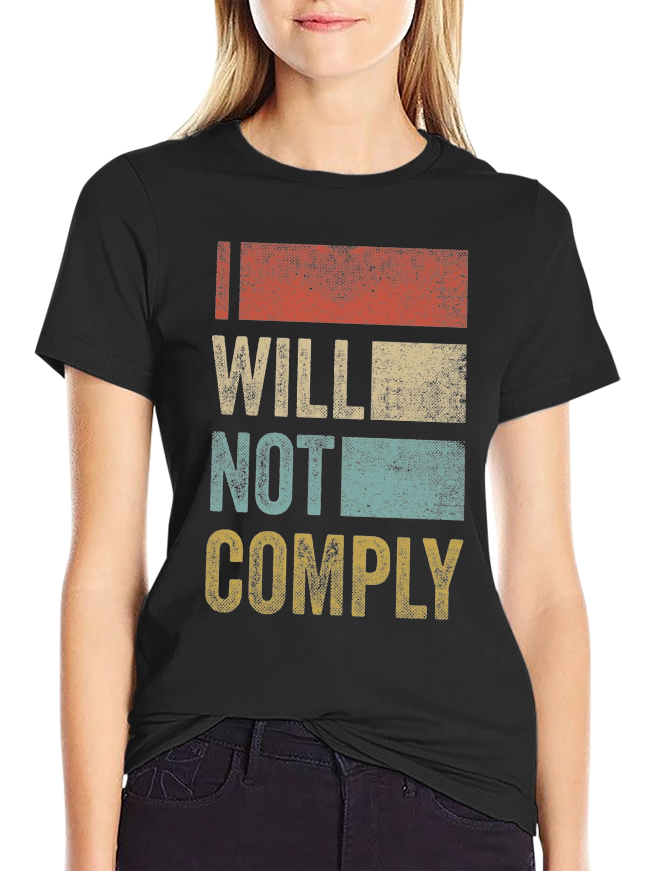 Will Not Comply Retro T-Shirt