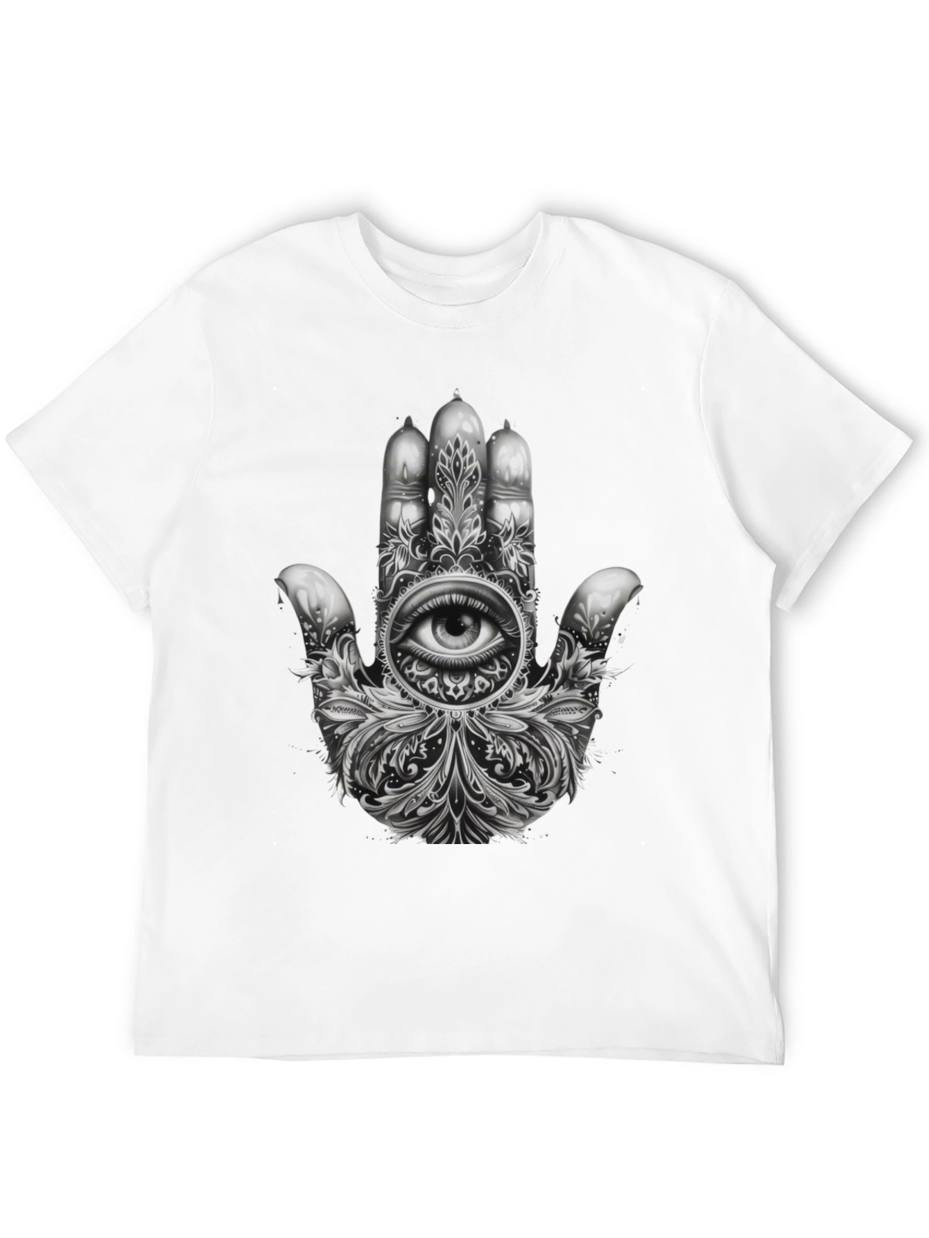 Mystic Eye Hamsa Hand Graphic T-Shirt