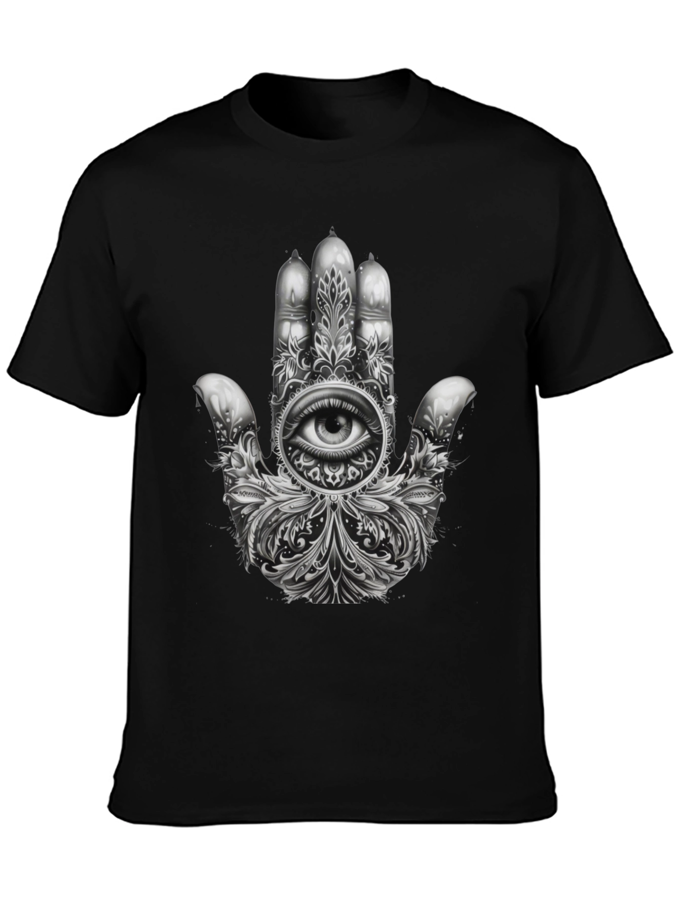 Mystic Eye Hamsa Hand Graphic T-Shirt