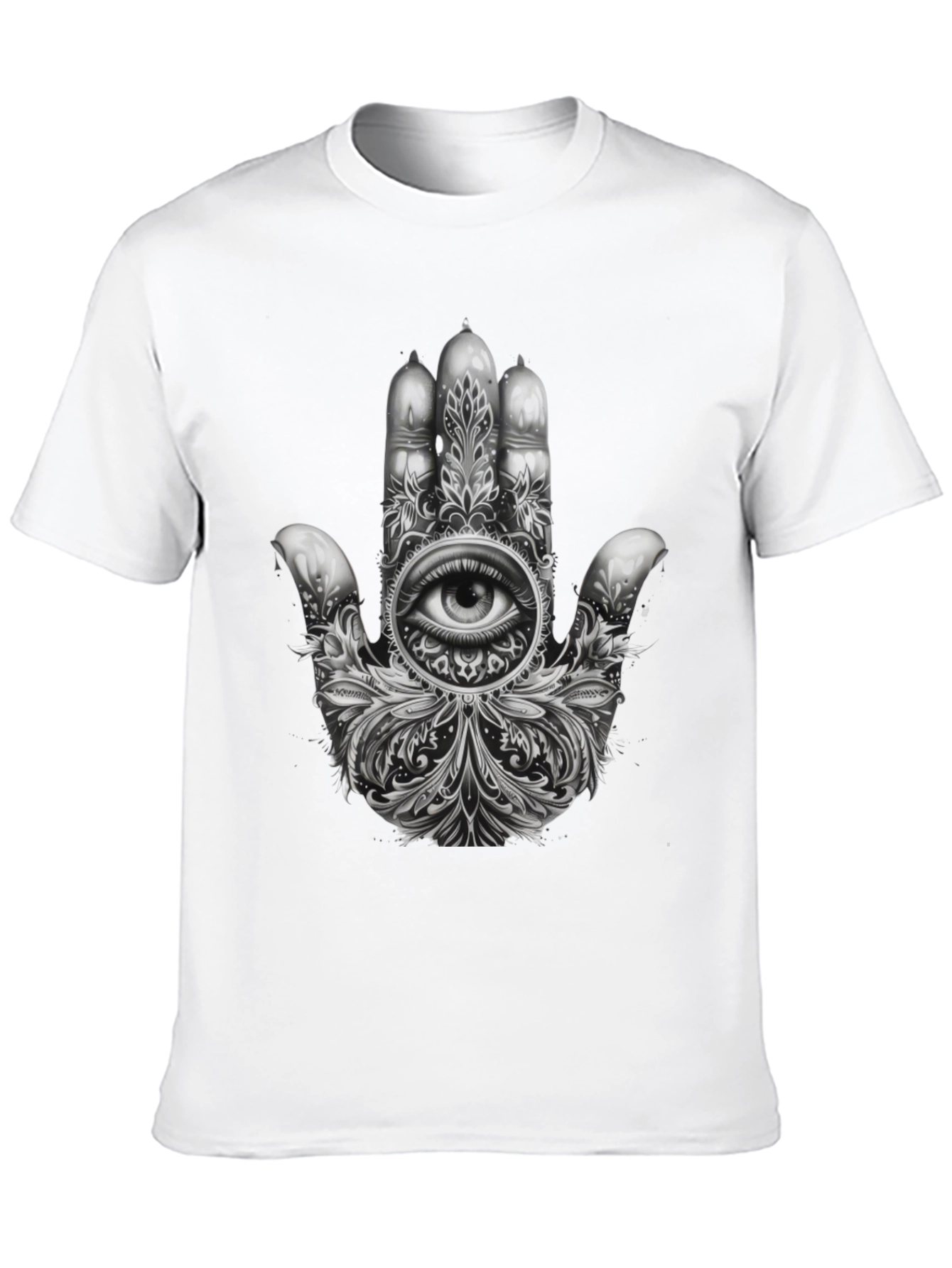 Mystic Eye Hamsa Hand Graphic T-Shirt