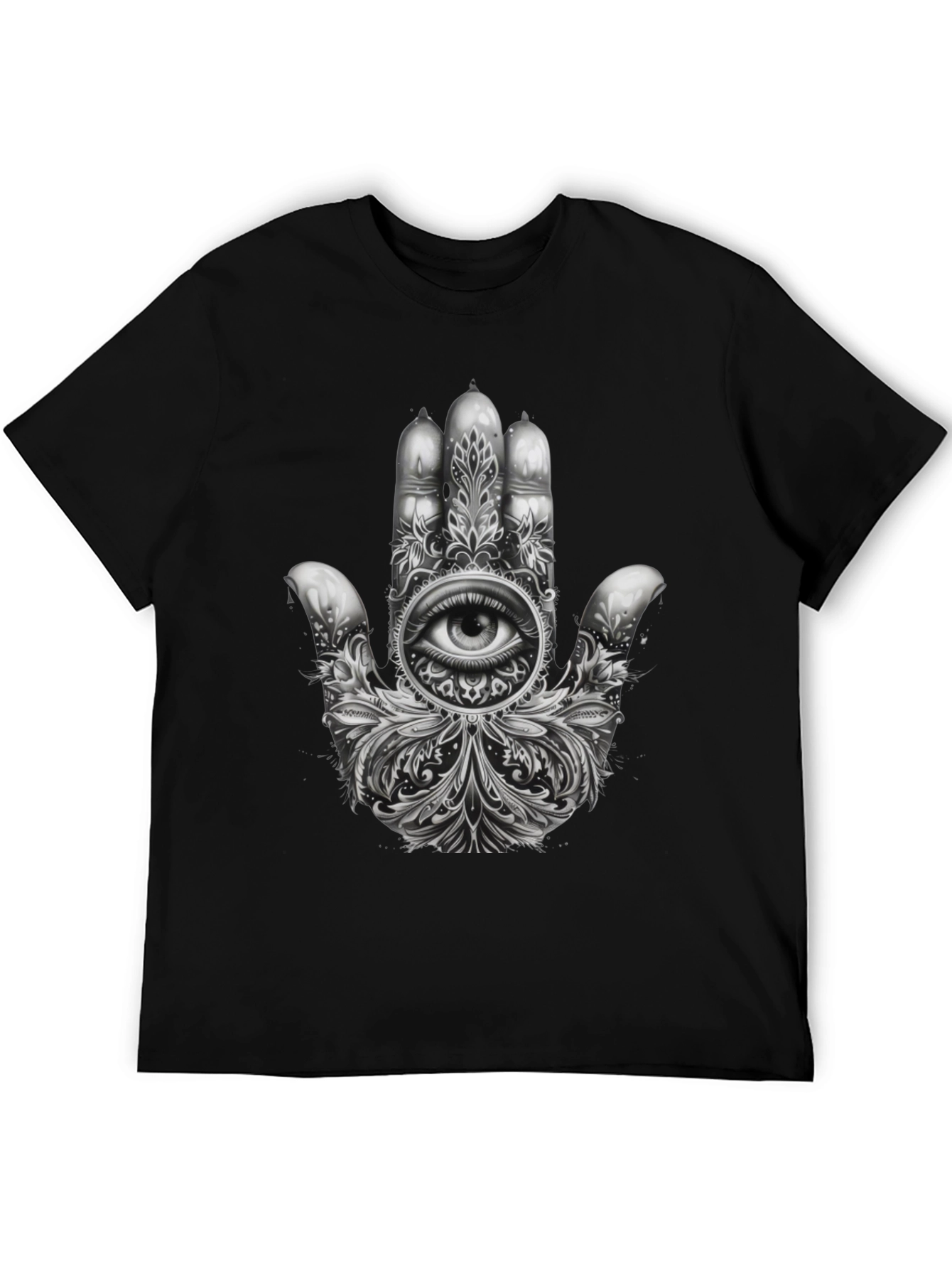 Mystic Eye Hamsa Hand Graphic T-Shirt