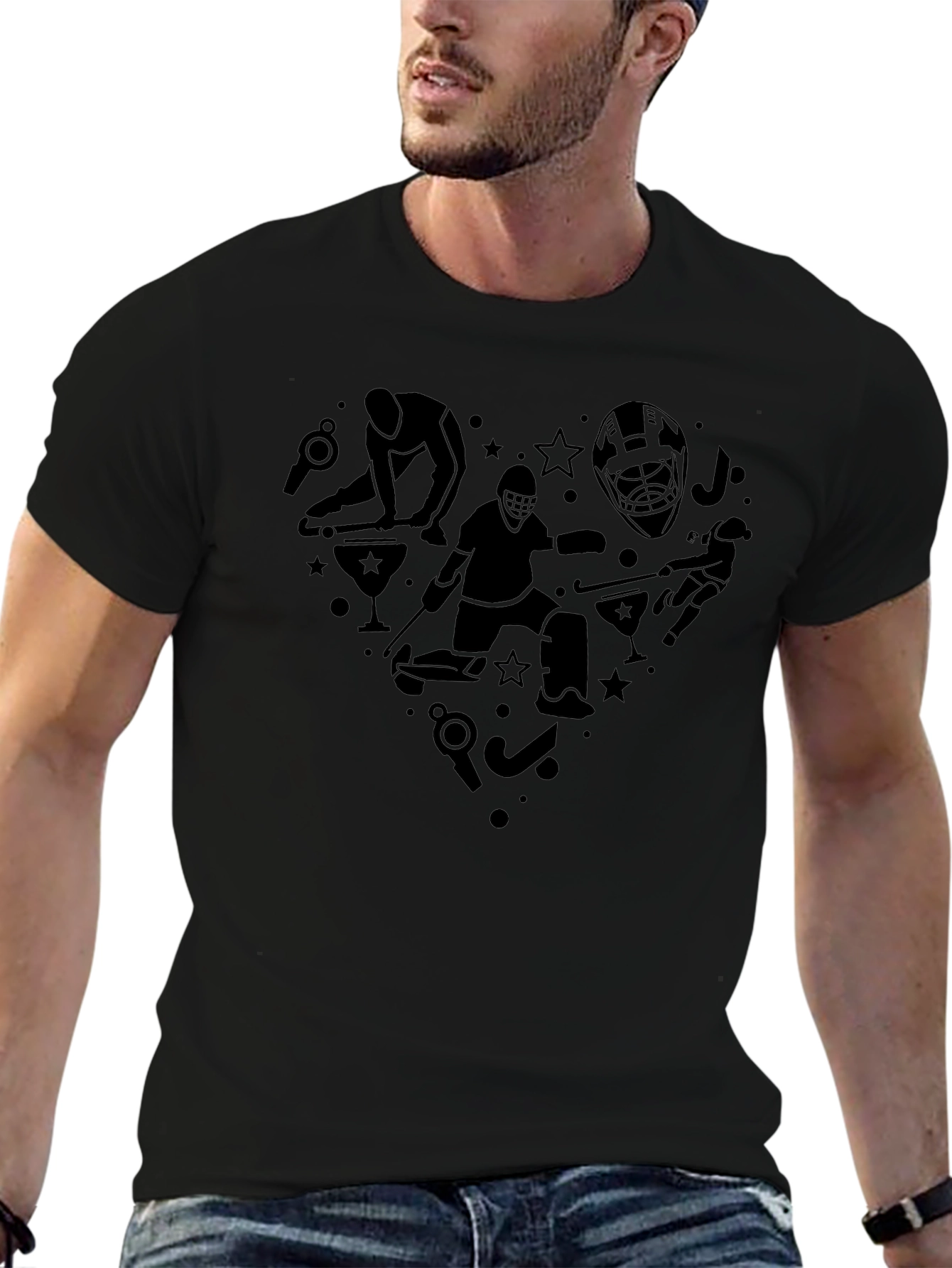 Hockey Love Graphic T-Shirt
