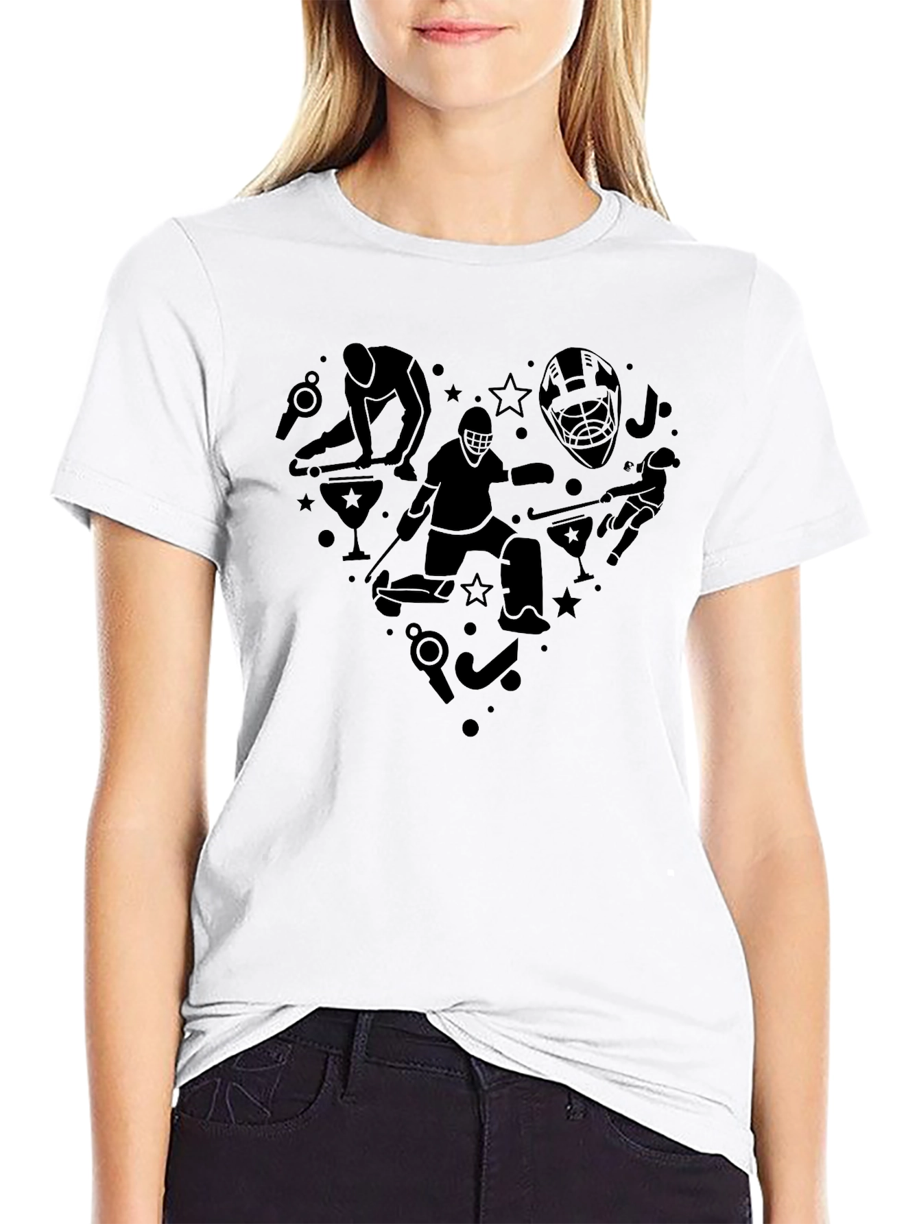Hockey Love Graphic T-Shirt