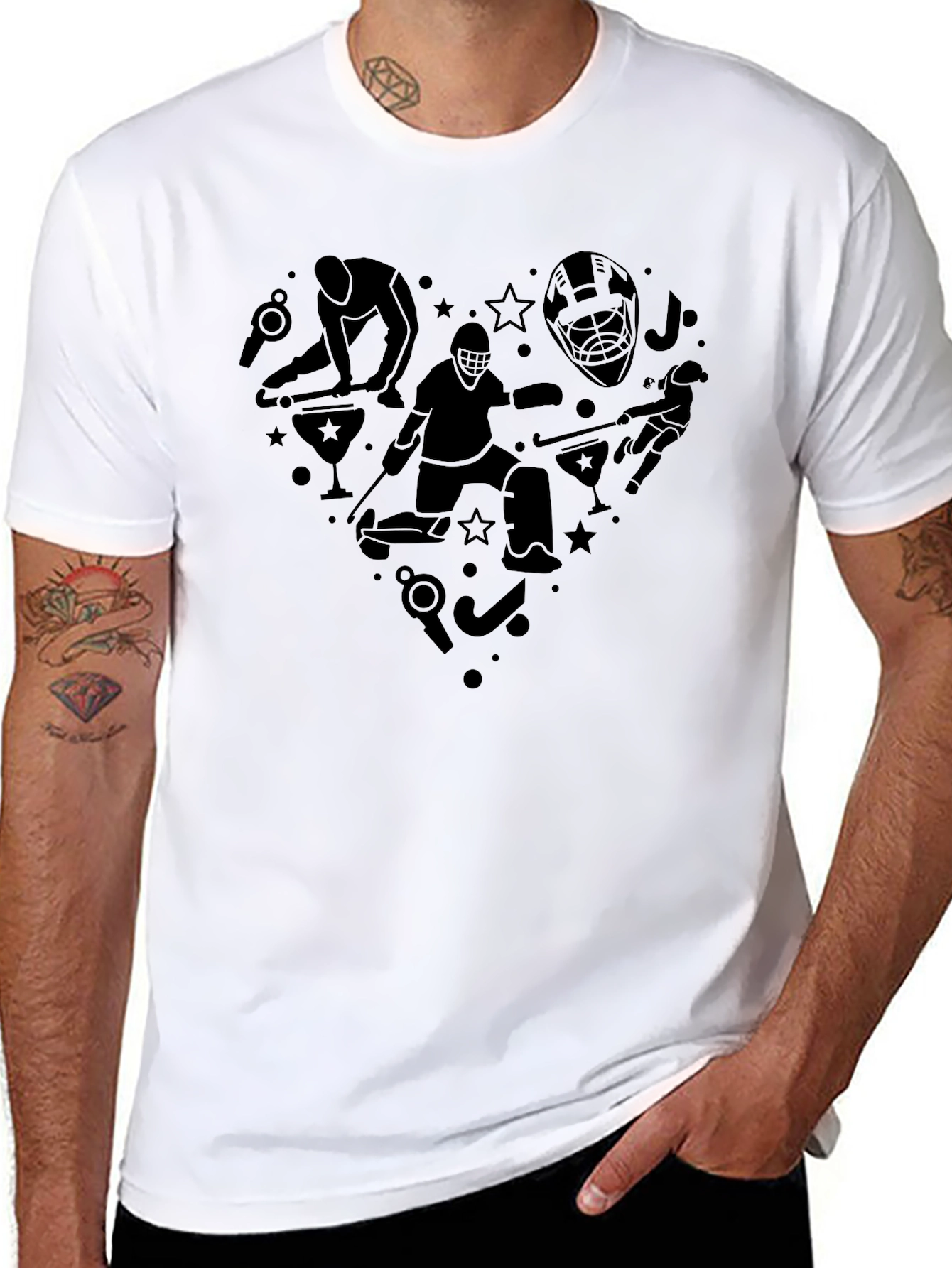 Hockey Love Graphic T-Shirt