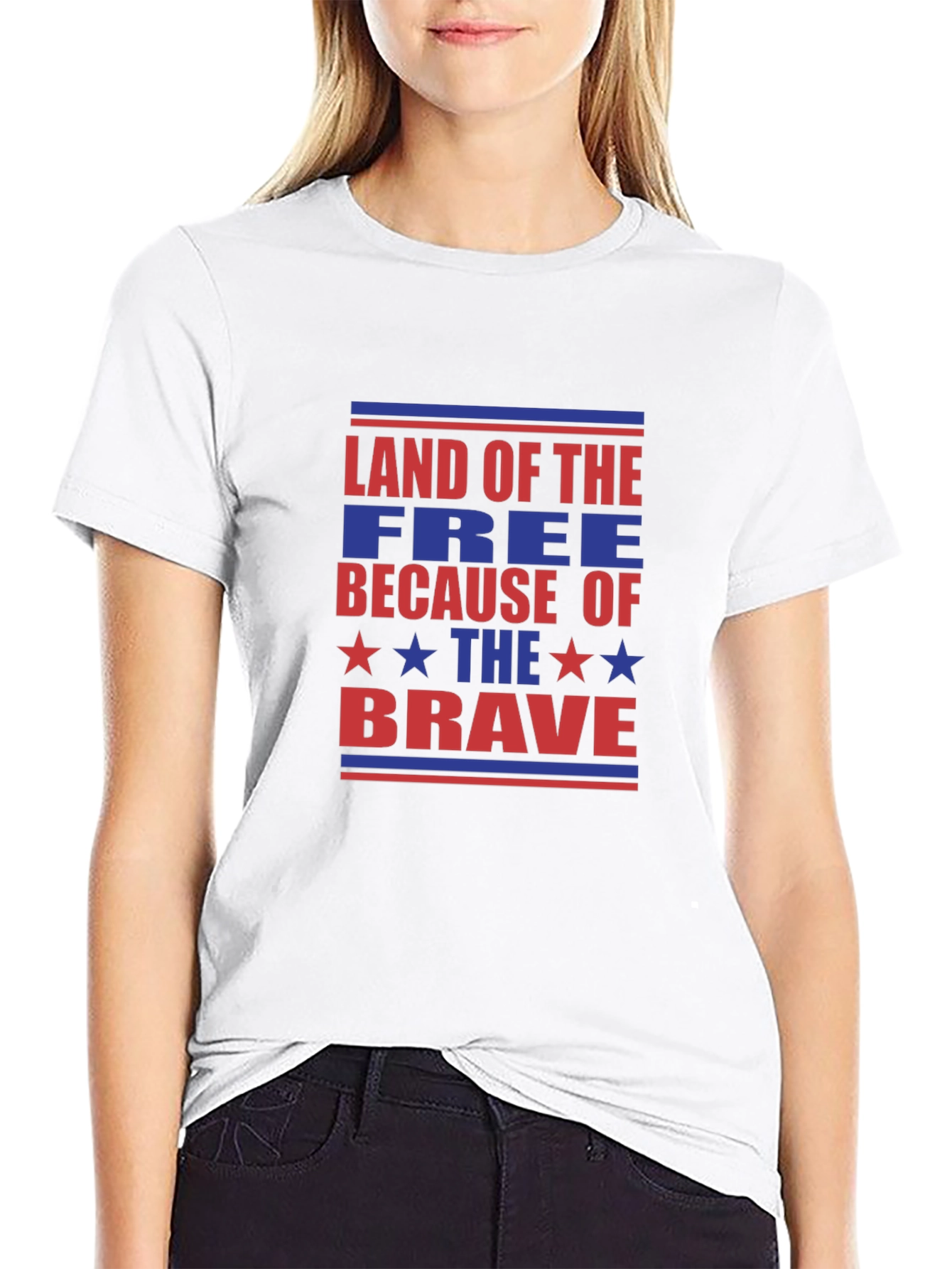 Land of the Free Patriotic T-Shirt