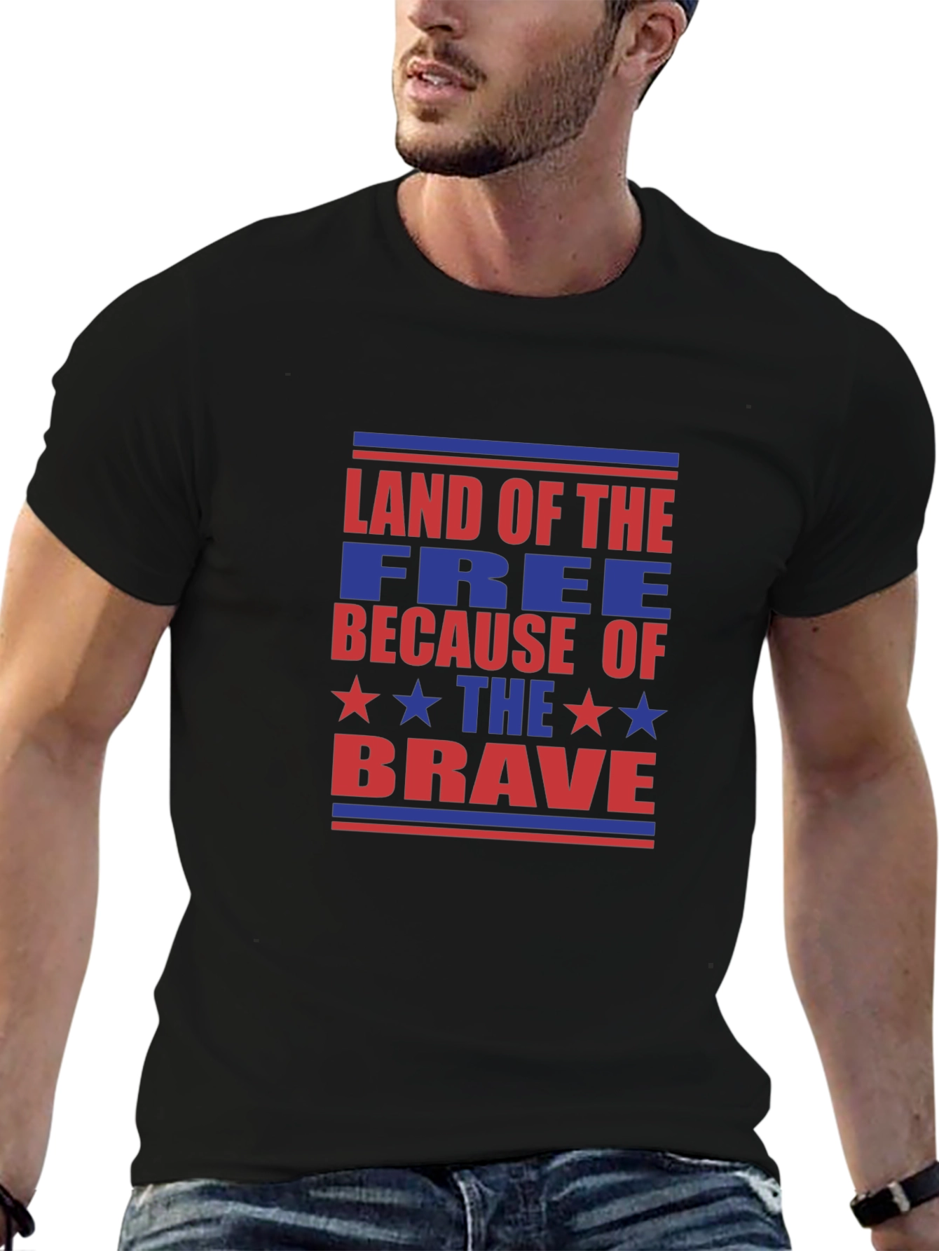 Land of the Free Patriotic T-Shirt