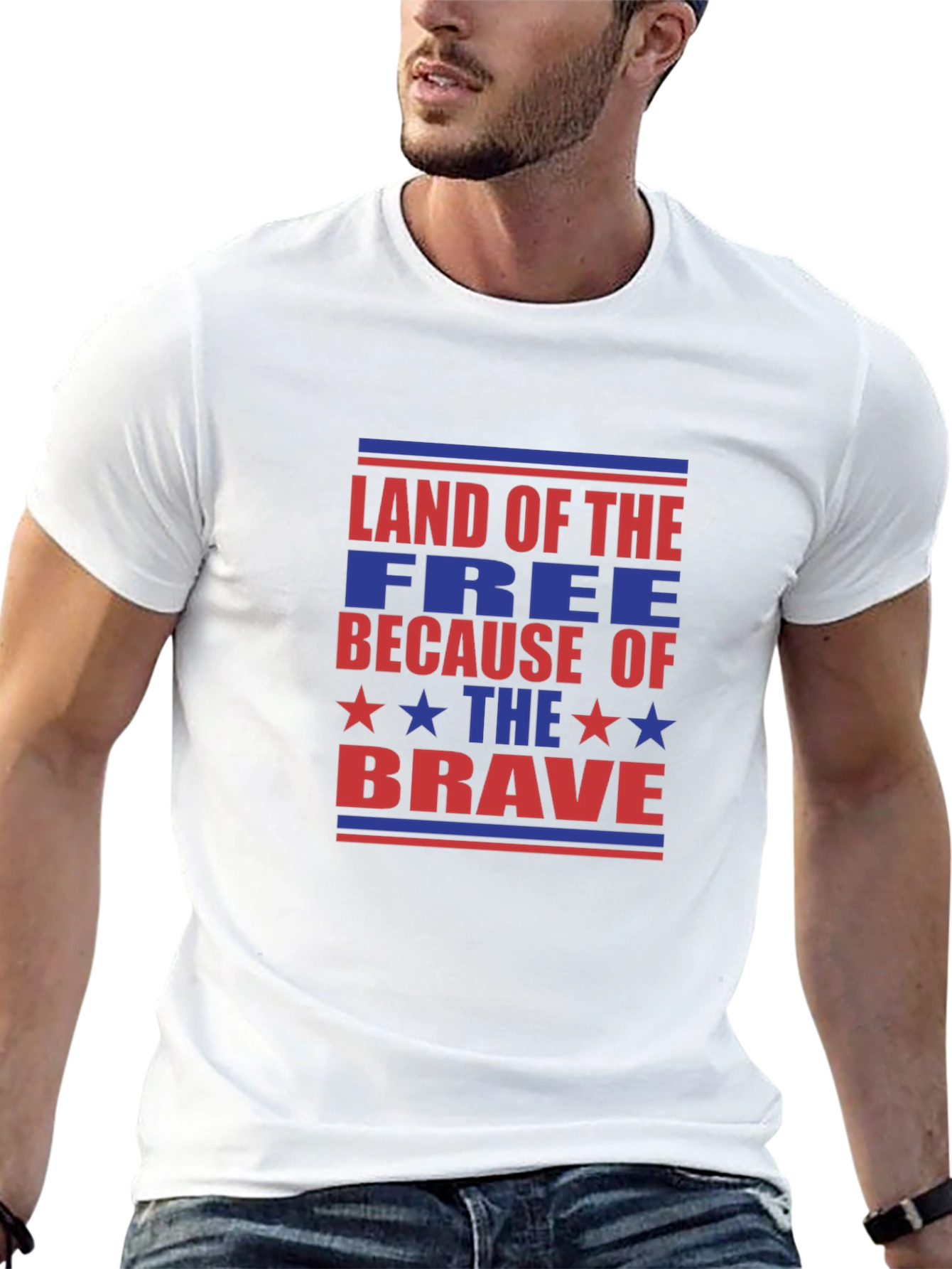 Land of the Free Patriotic T-Shirt