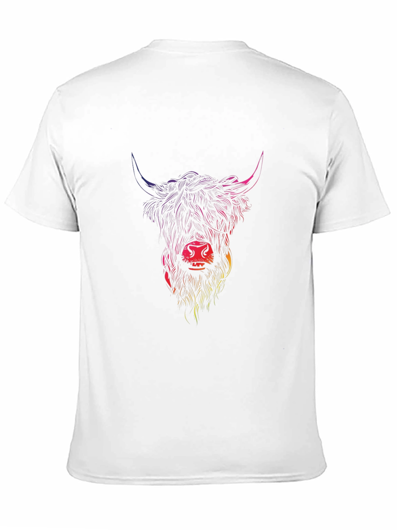 Highland Cow Graphic T-Shirt - Mens Black Tee