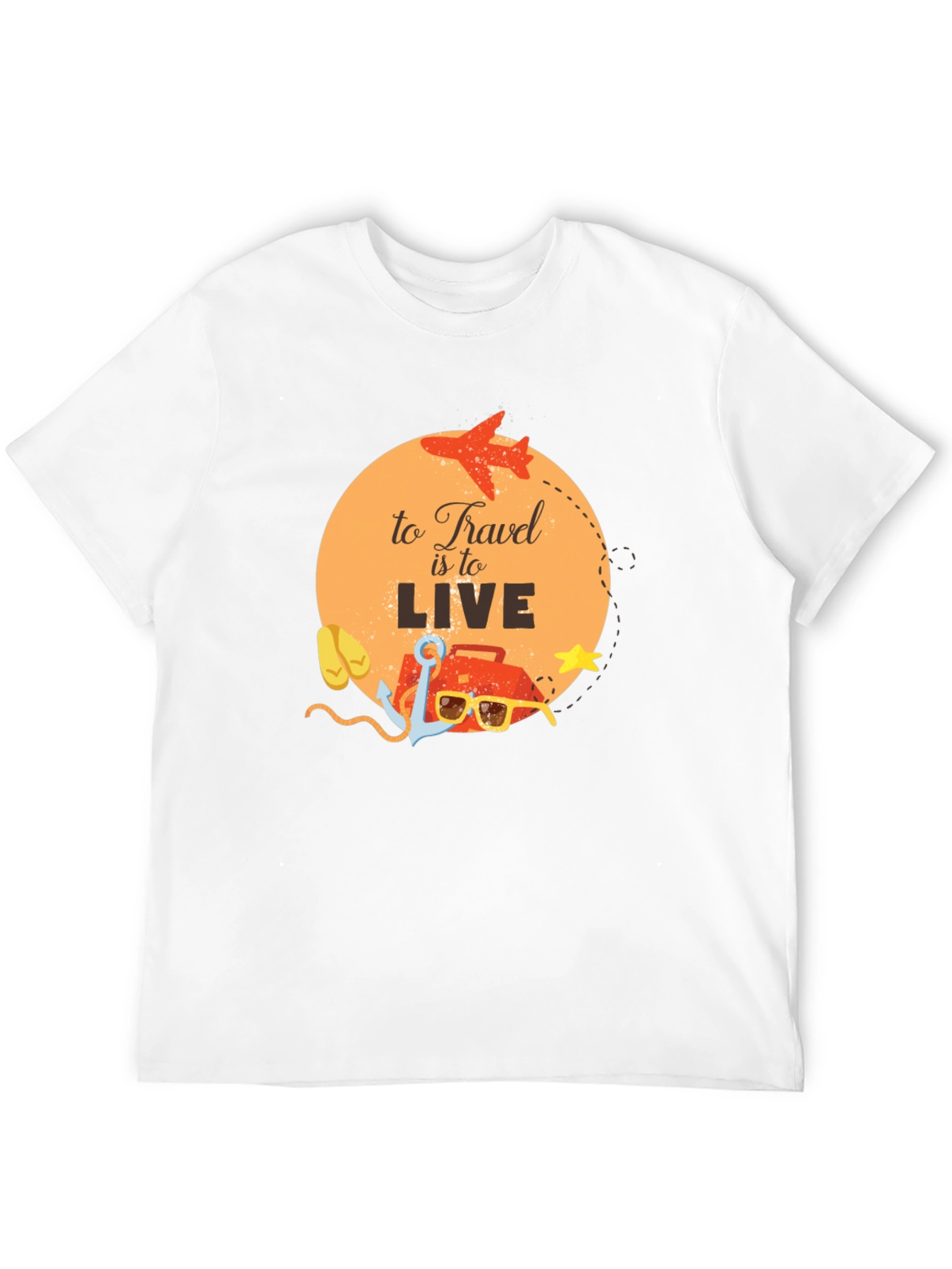 Travel is to Live Graphic Tee