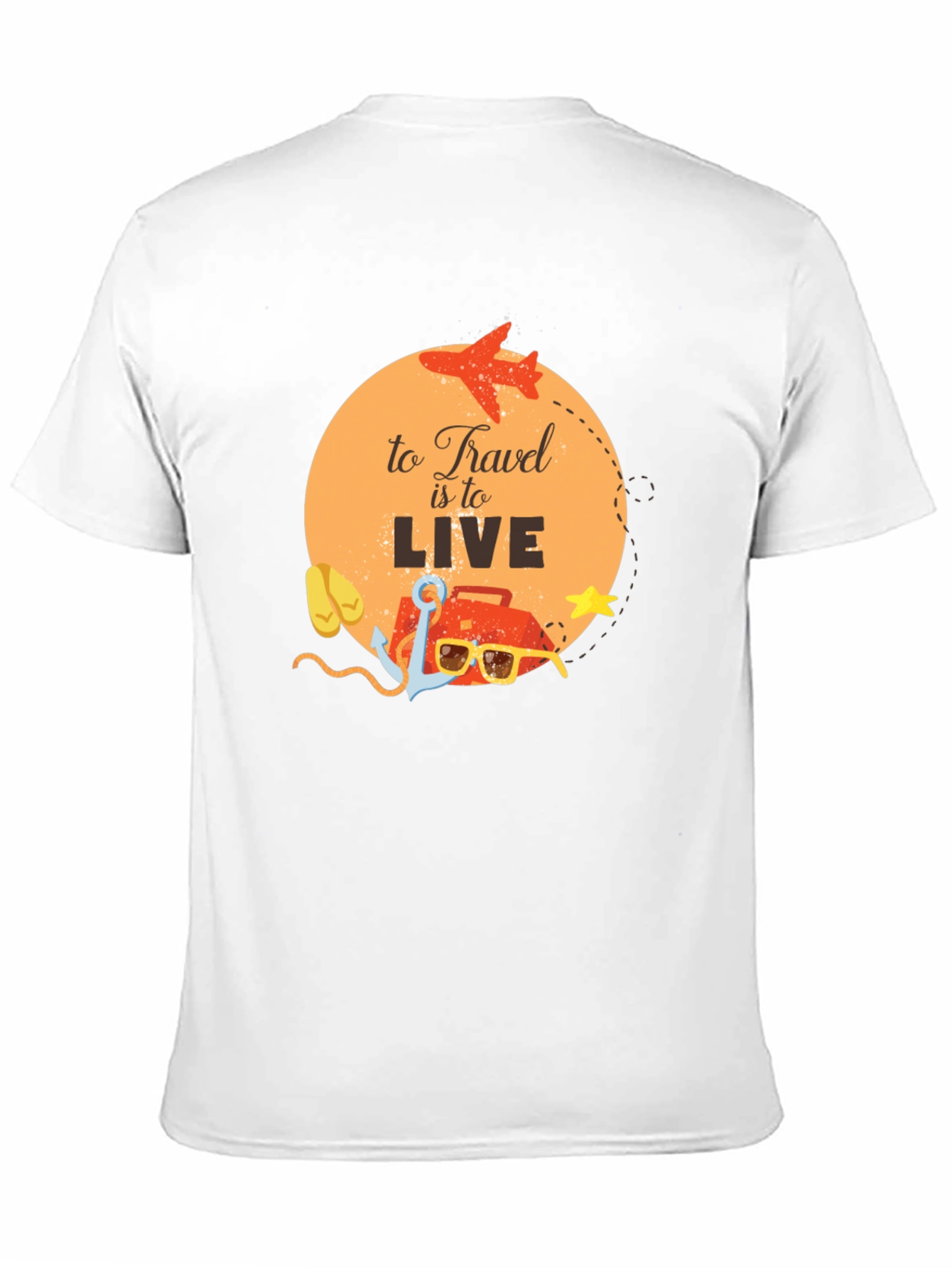 Travel is to Live Graphic Tee