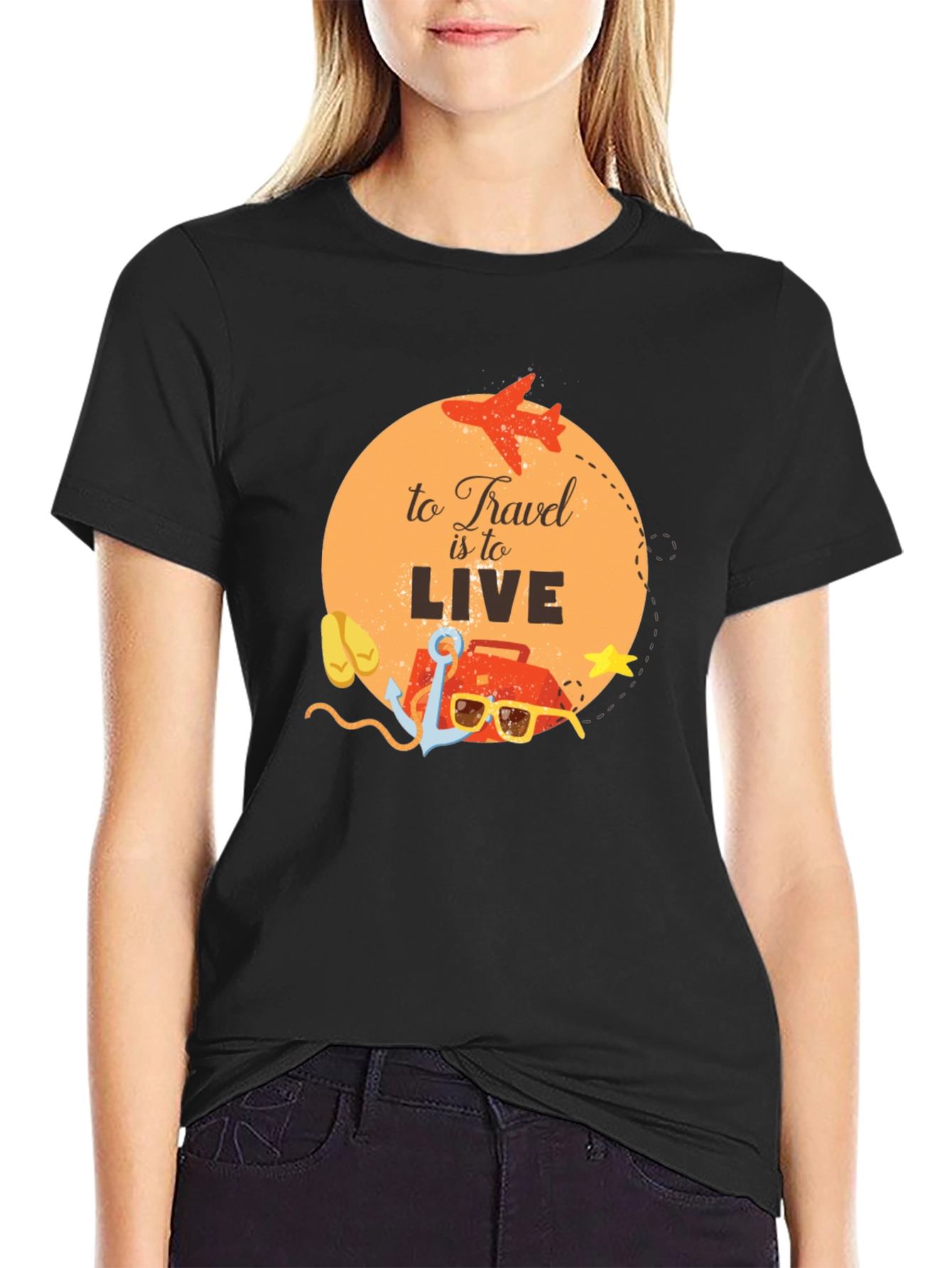 Travel is to Live Graphic Tee