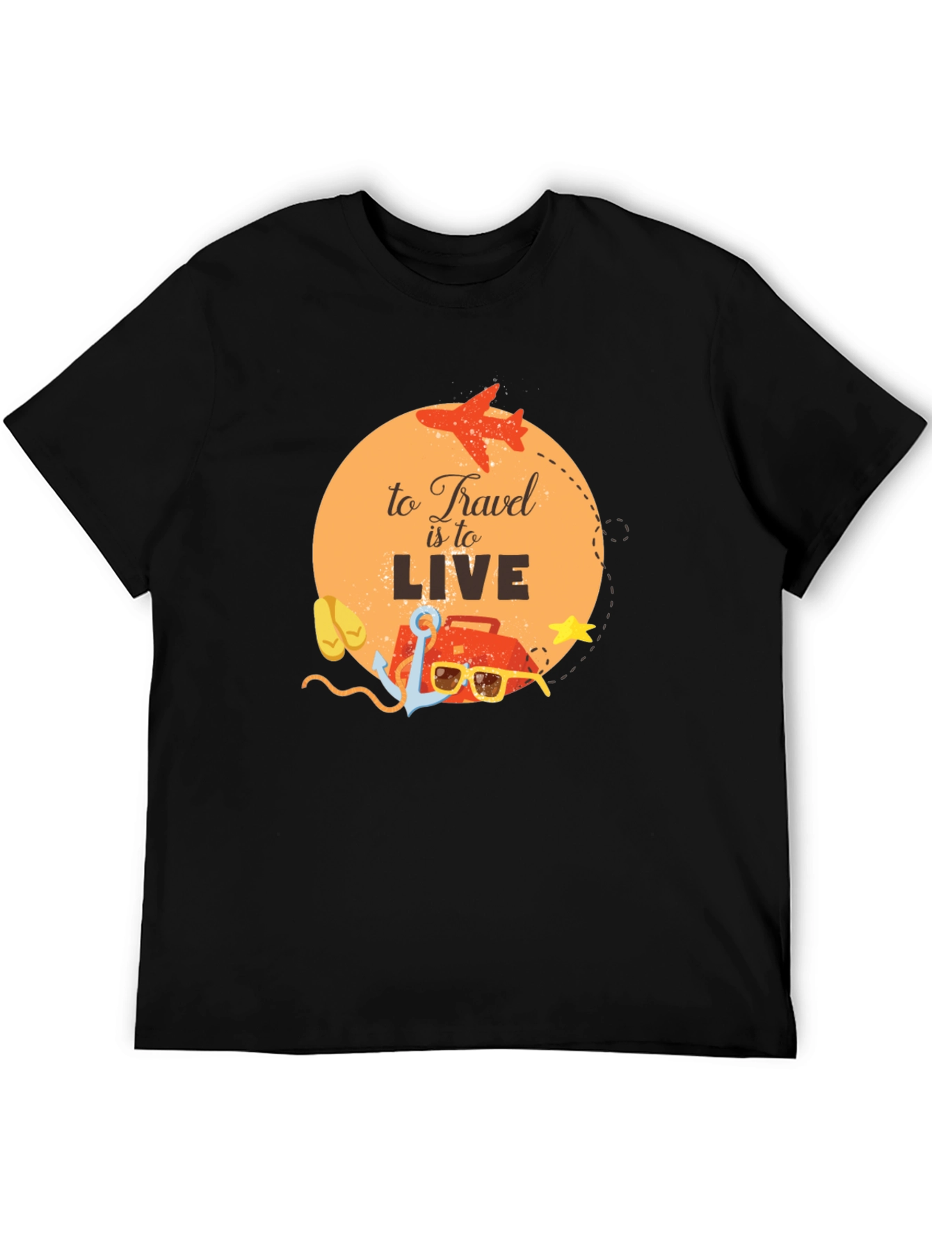 Travel is to Live Graphic Tee