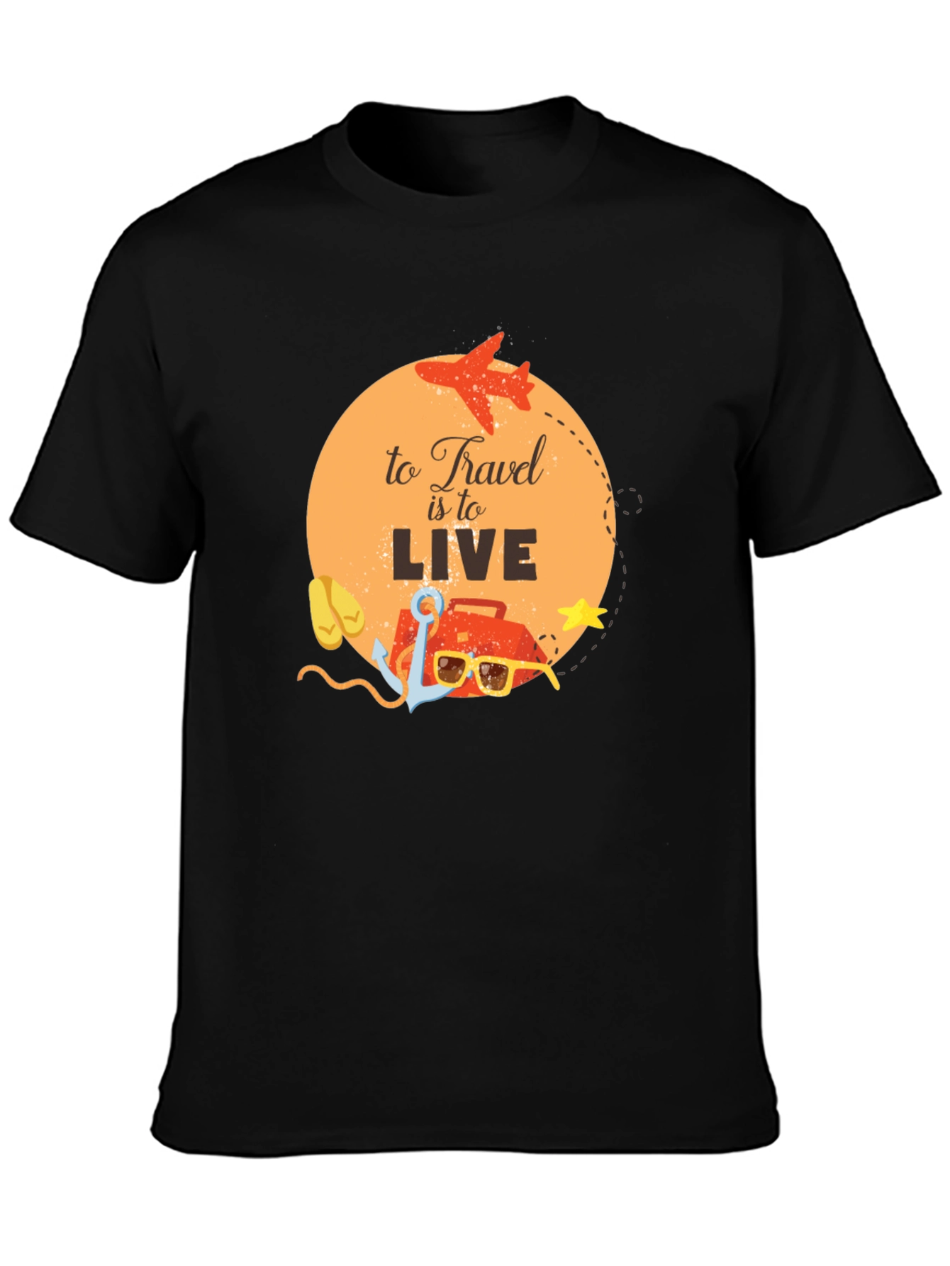 Travel is to Live Graphic Tee