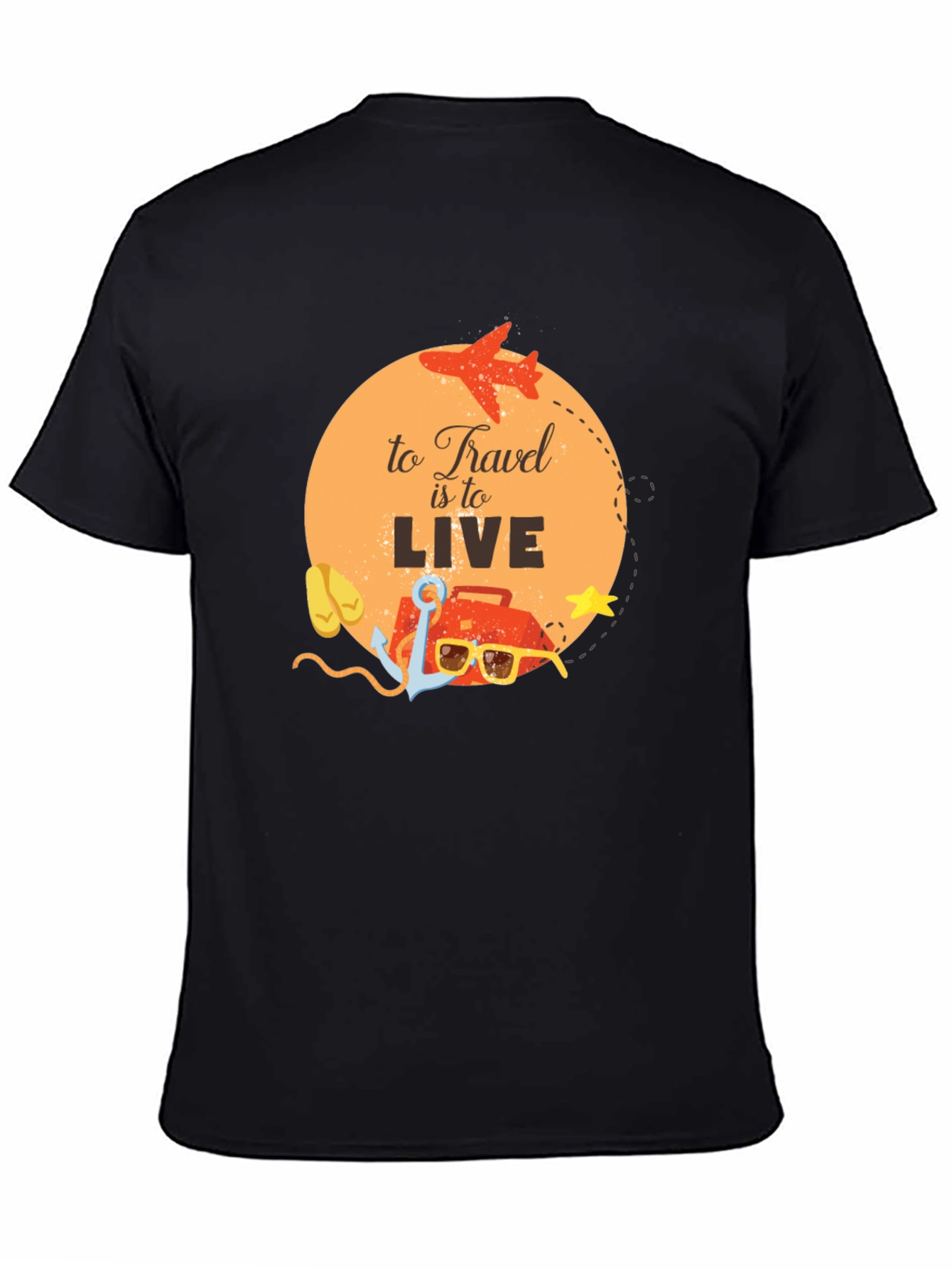 Travel is to Live Graphic Tee