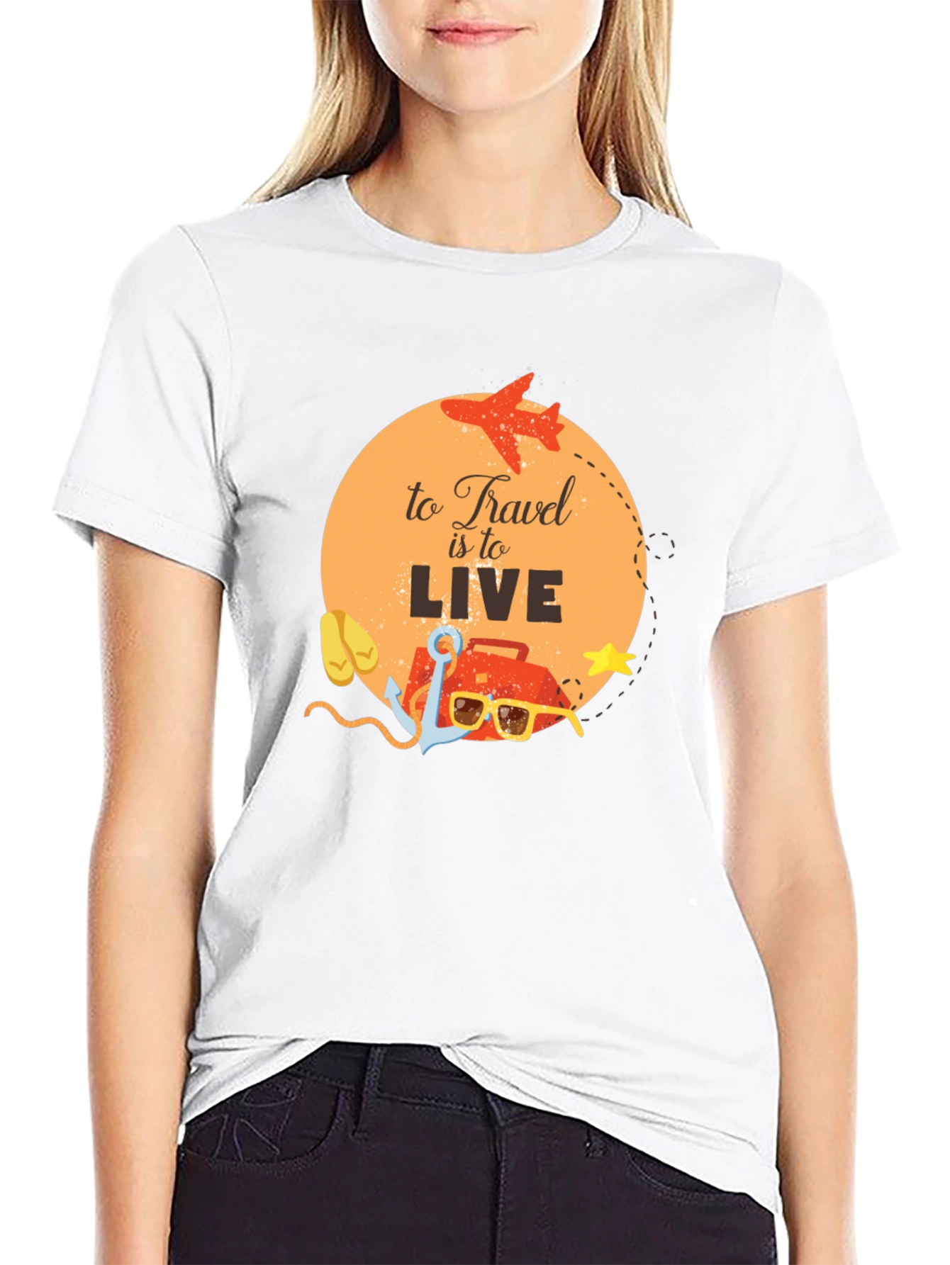 Travel is to Live Graphic Tee
