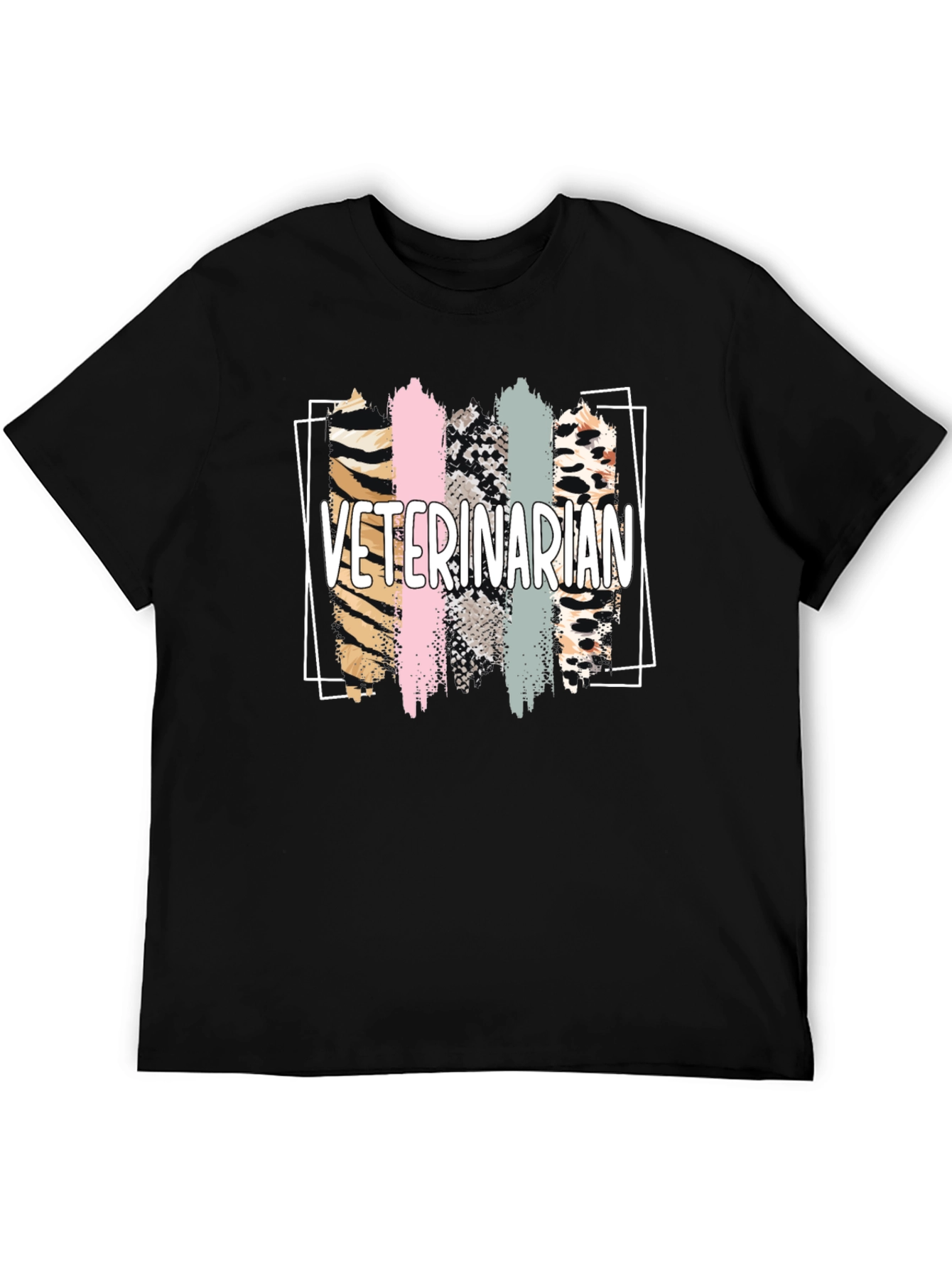 Veterinarian Animal Print T-Shirt