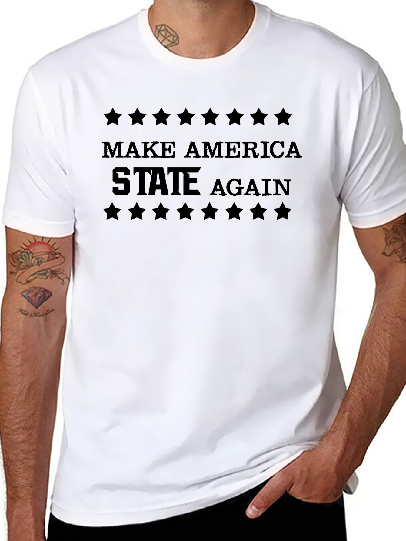 Make America State Again Graphic Tee