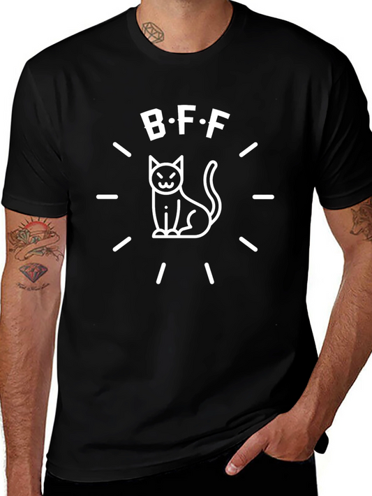 BFF Cat Graphic Tee - Best Friends Forever T-Shirt