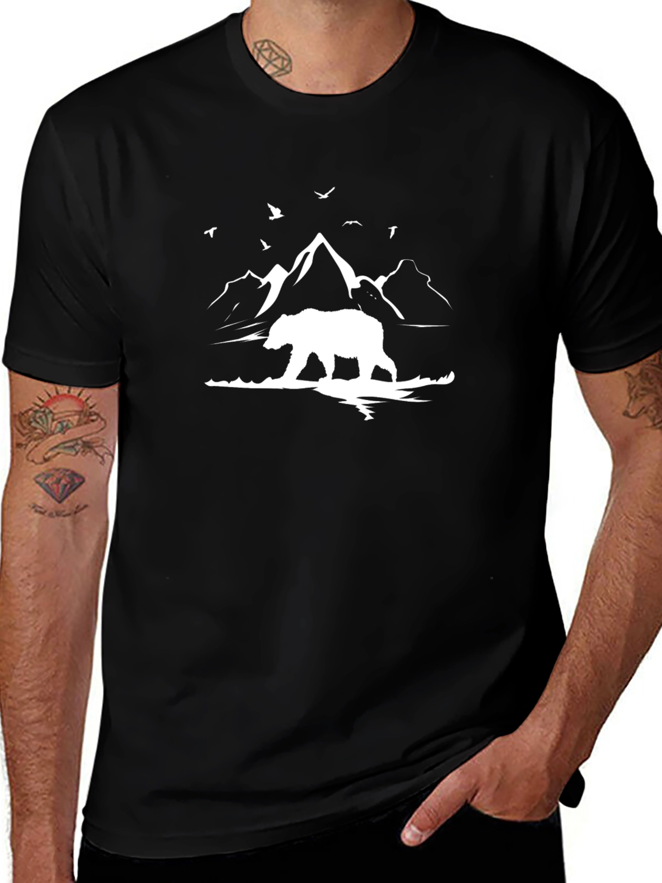 Bear Mountain Graphic Tee - Nature Lovers T-Shirt