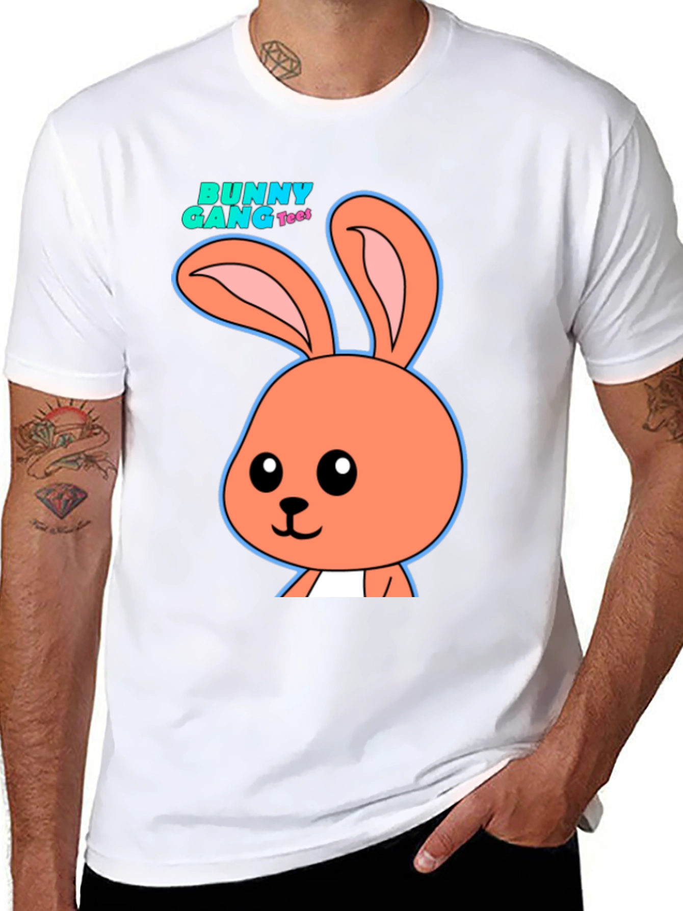 Bunny Gang Tee Black T-Shirt