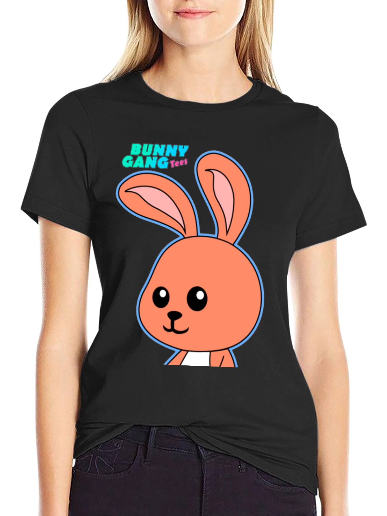 Bunny Gang Tee Black T-Shirt
