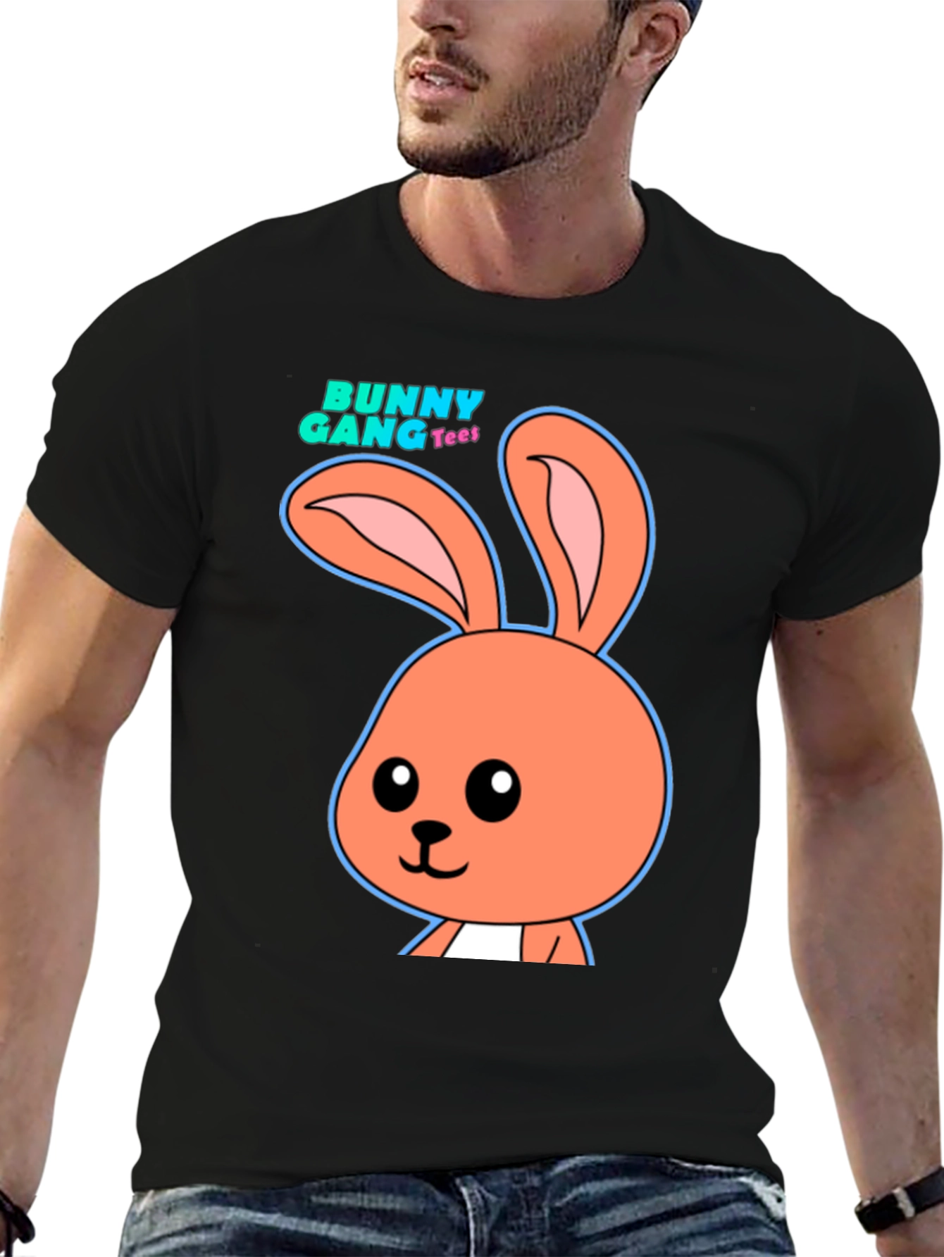 Bunny Gang Tee Black T-Shirt