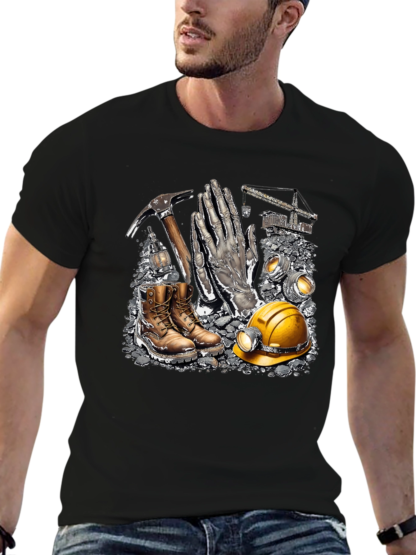 Miners Tribute T-Shirt - Coal Mining Apparel