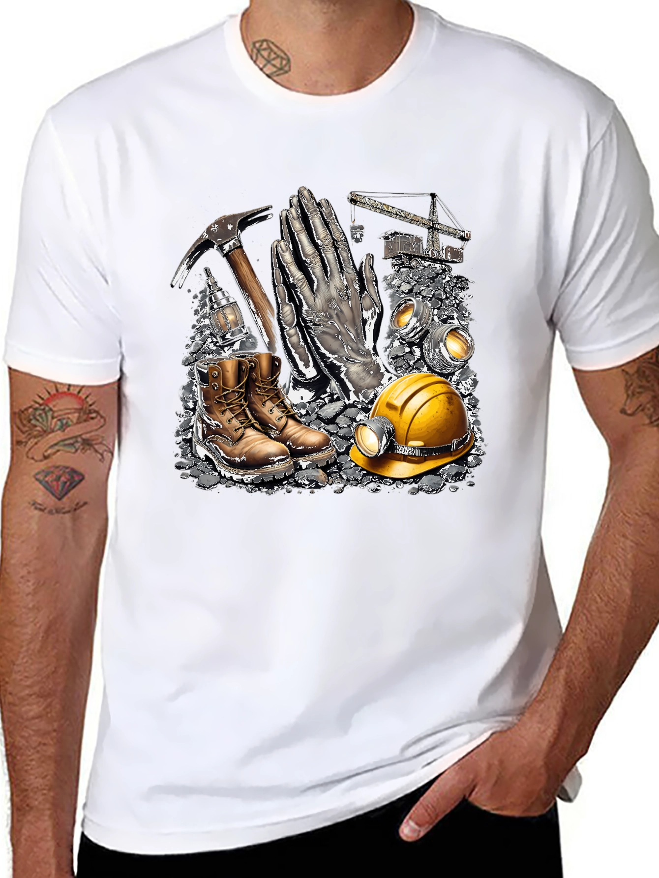 Miners Tribute T-Shirt - Coal Mining Apparel