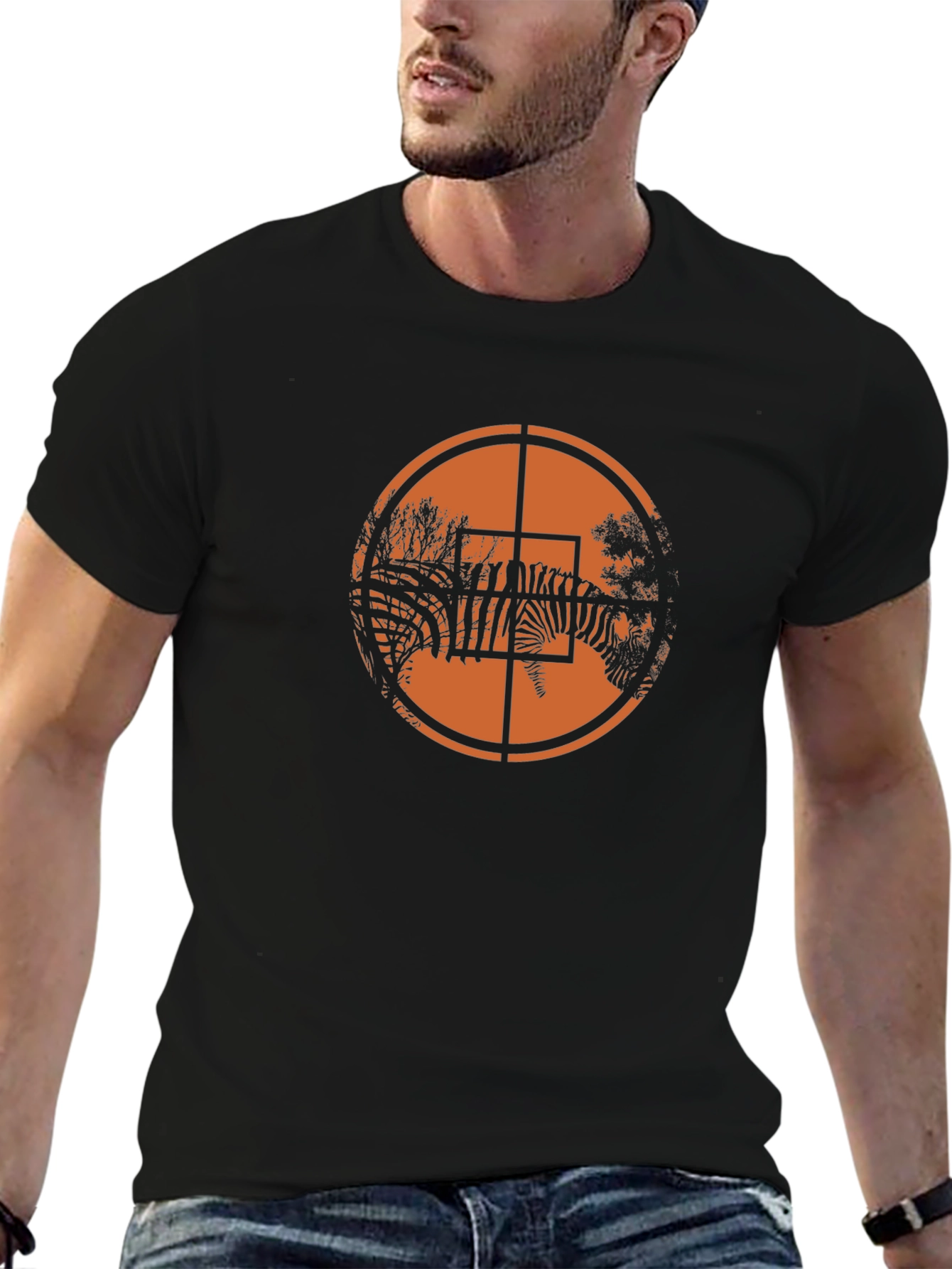 Zebra Target Graphic T-Shirt
