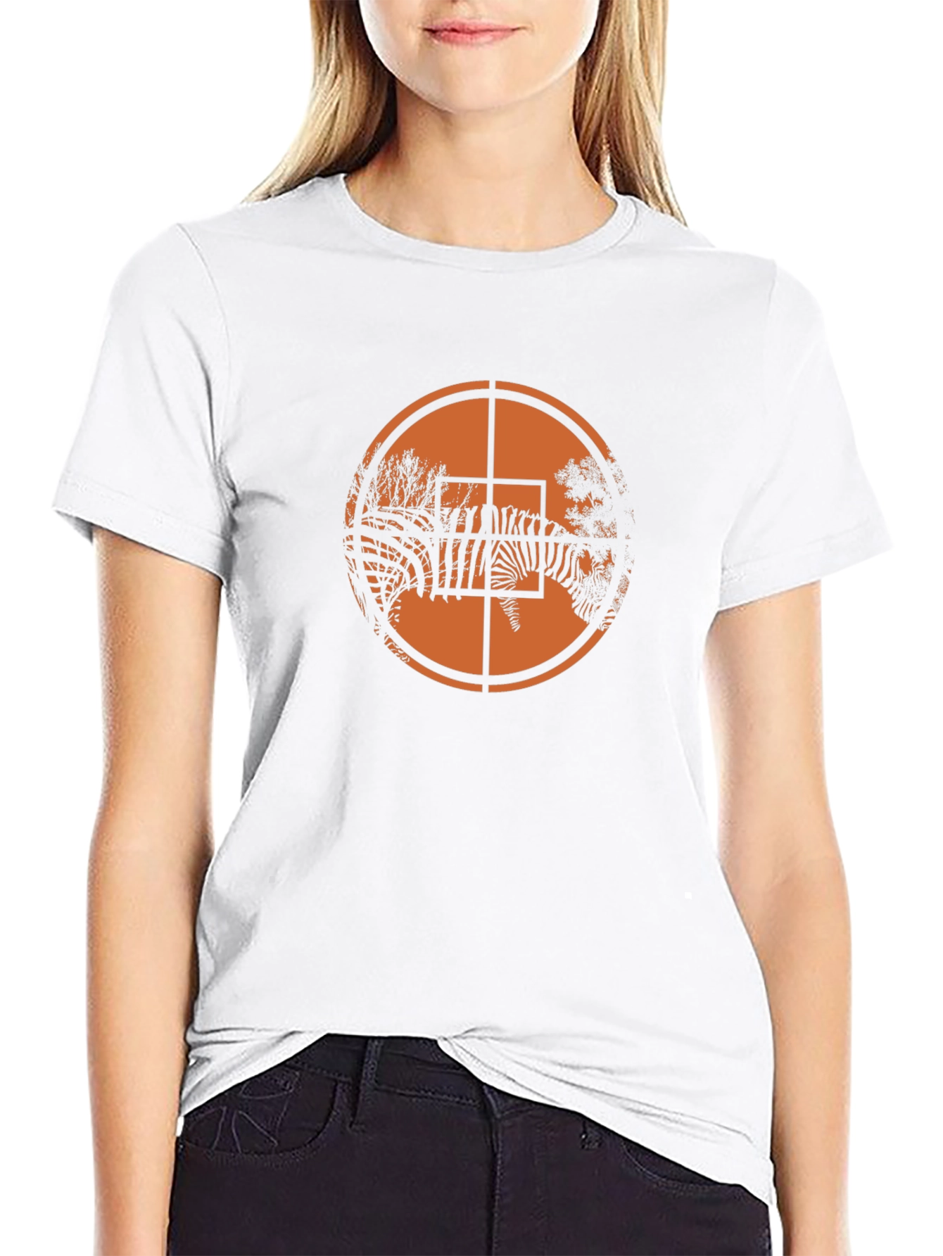 Zebra Target Graphic T-Shirt