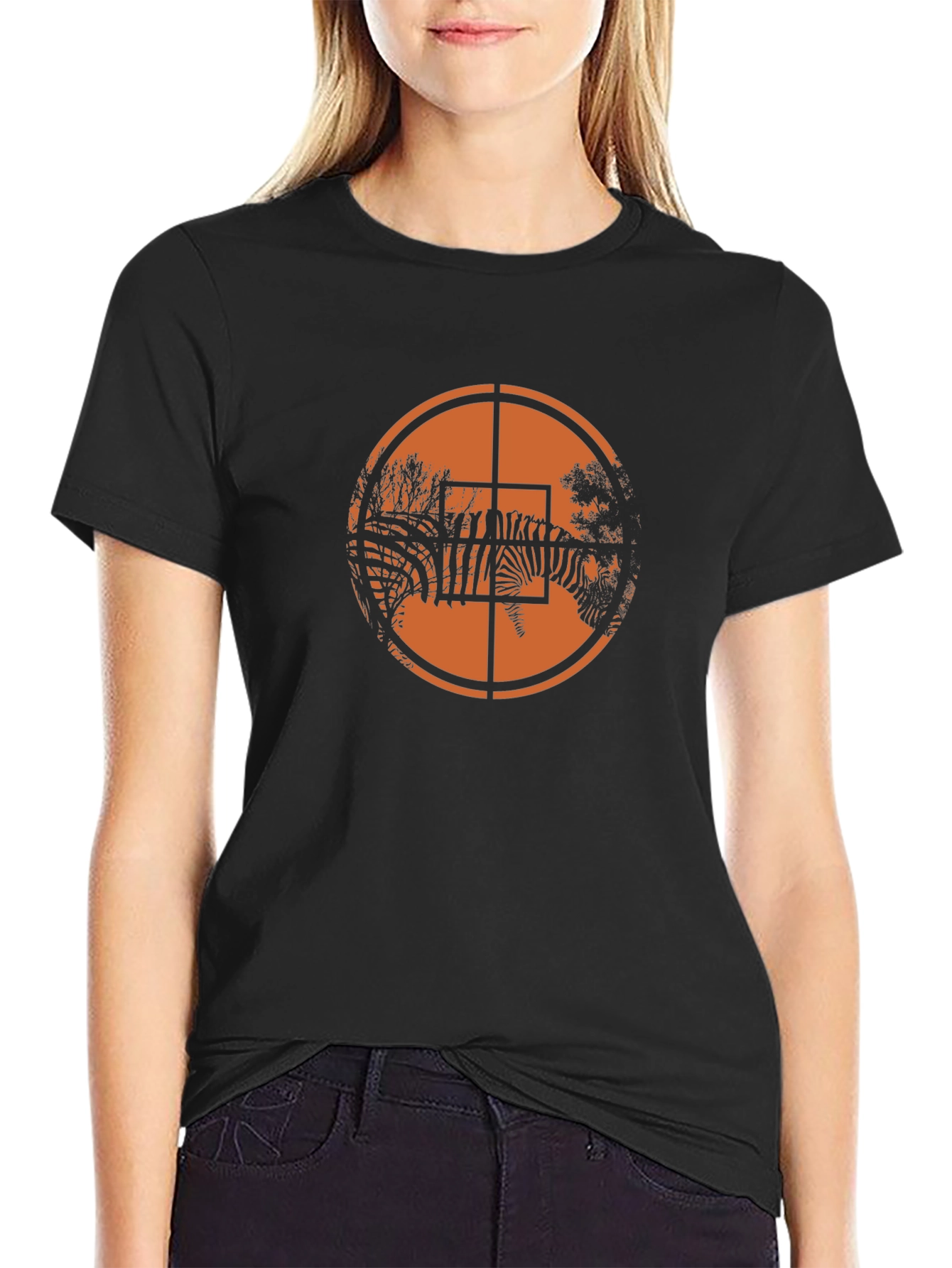 Zebra Target Graphic T-Shirt
