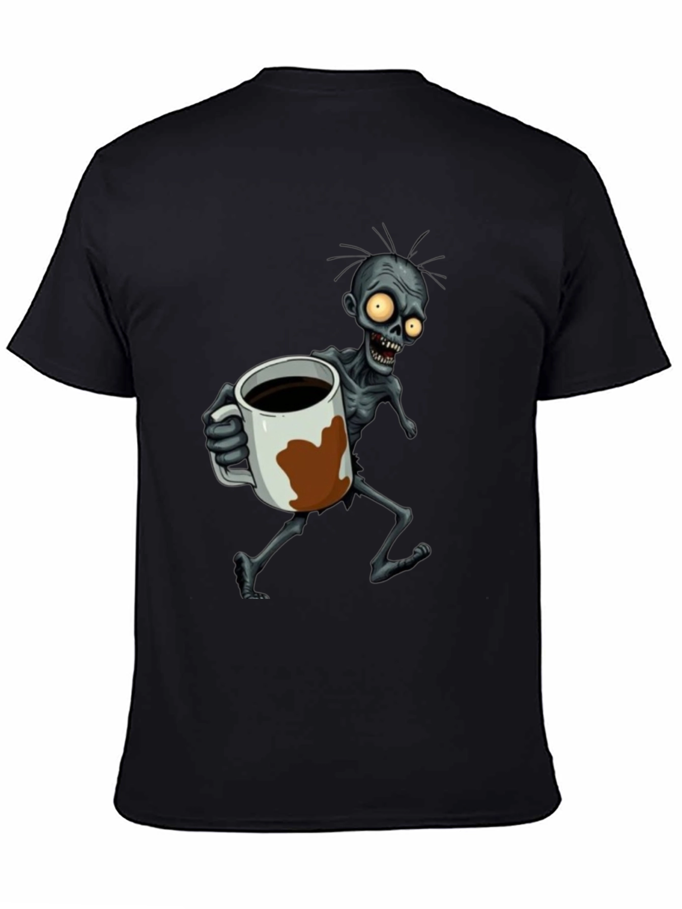 Zombie Coffee Lover Graphic T-Shirt