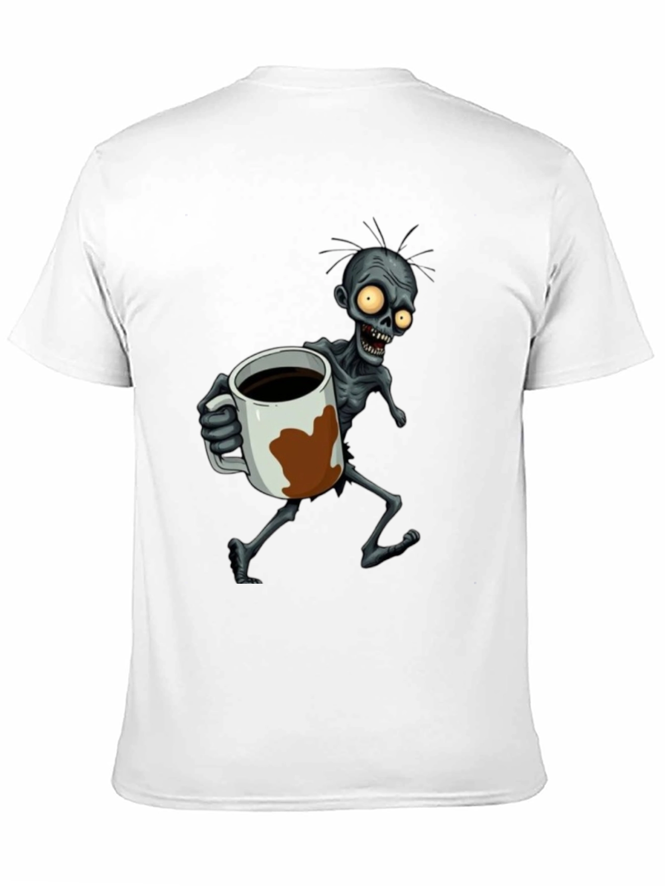 Zombie Coffee Lover Graphic T-Shirt