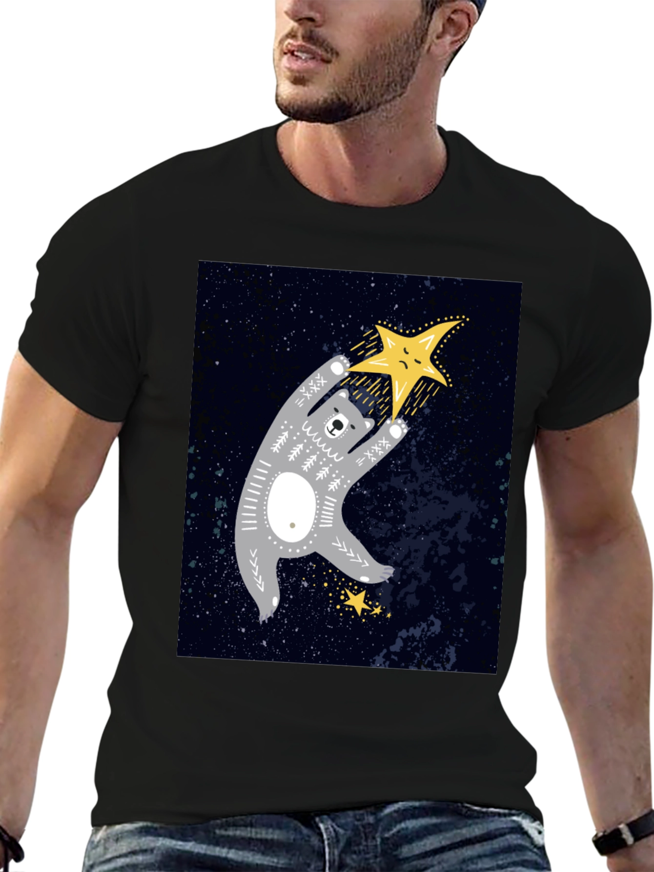 Bear Reaching for Star T-Shirt