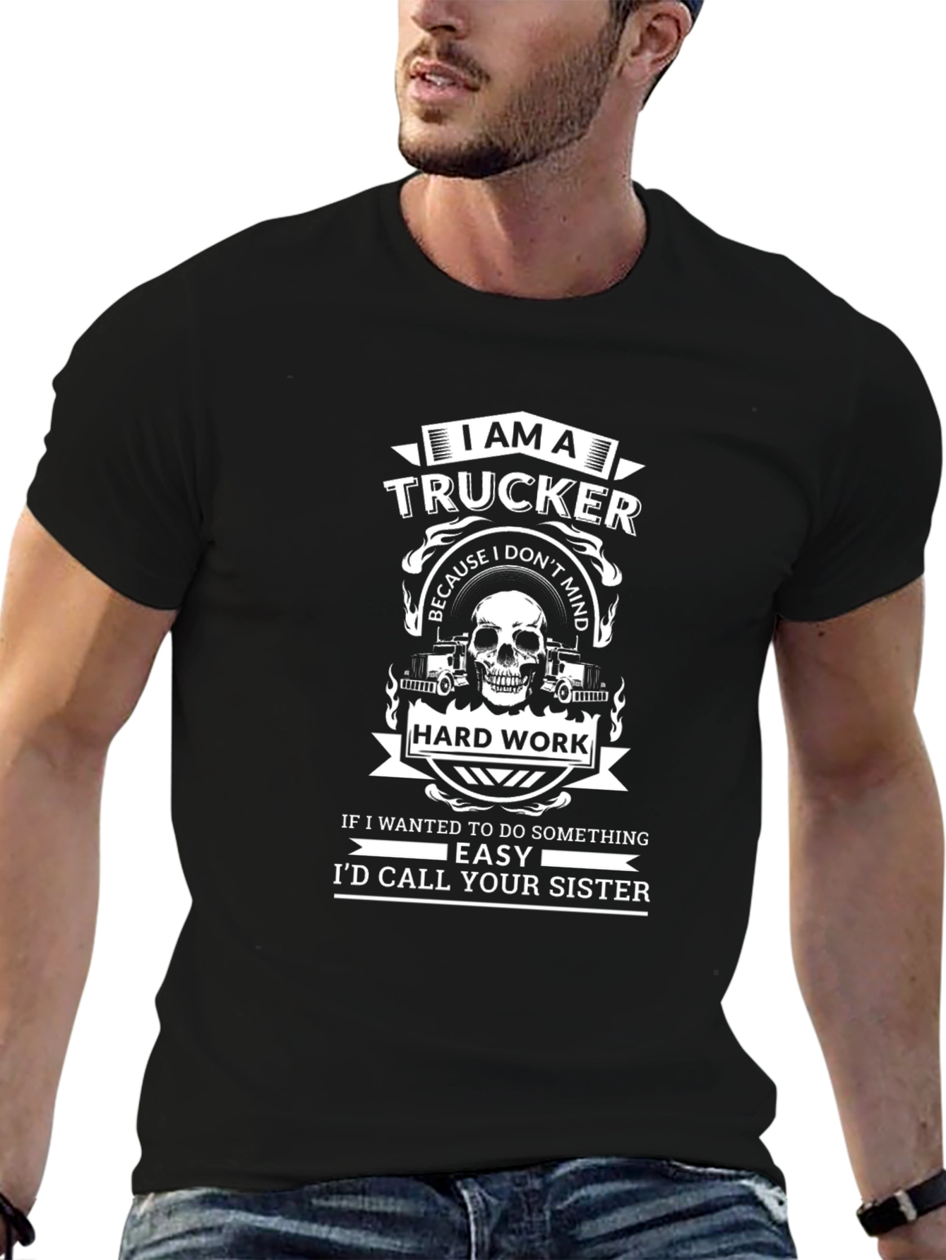 Im A Trucker Mens Graphic Tee