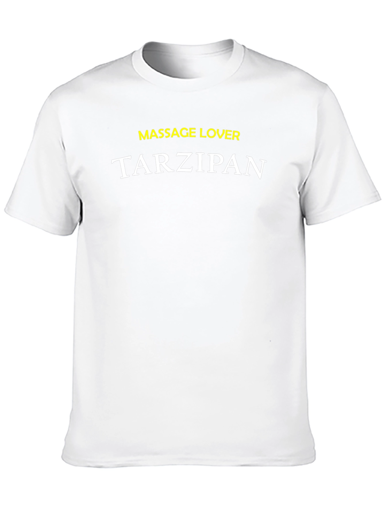 Massage Lover Tarzipan Black Graphic Tee