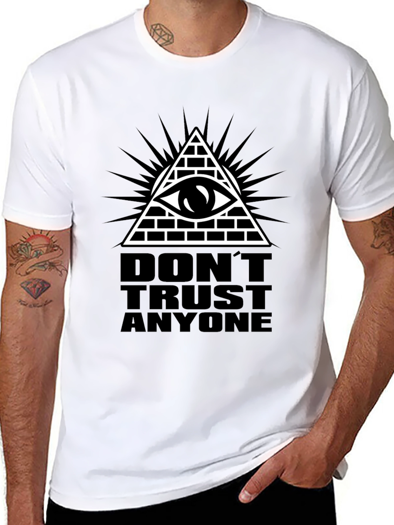 Illuminati Eye T-Shirt - Dont Trust Anyone