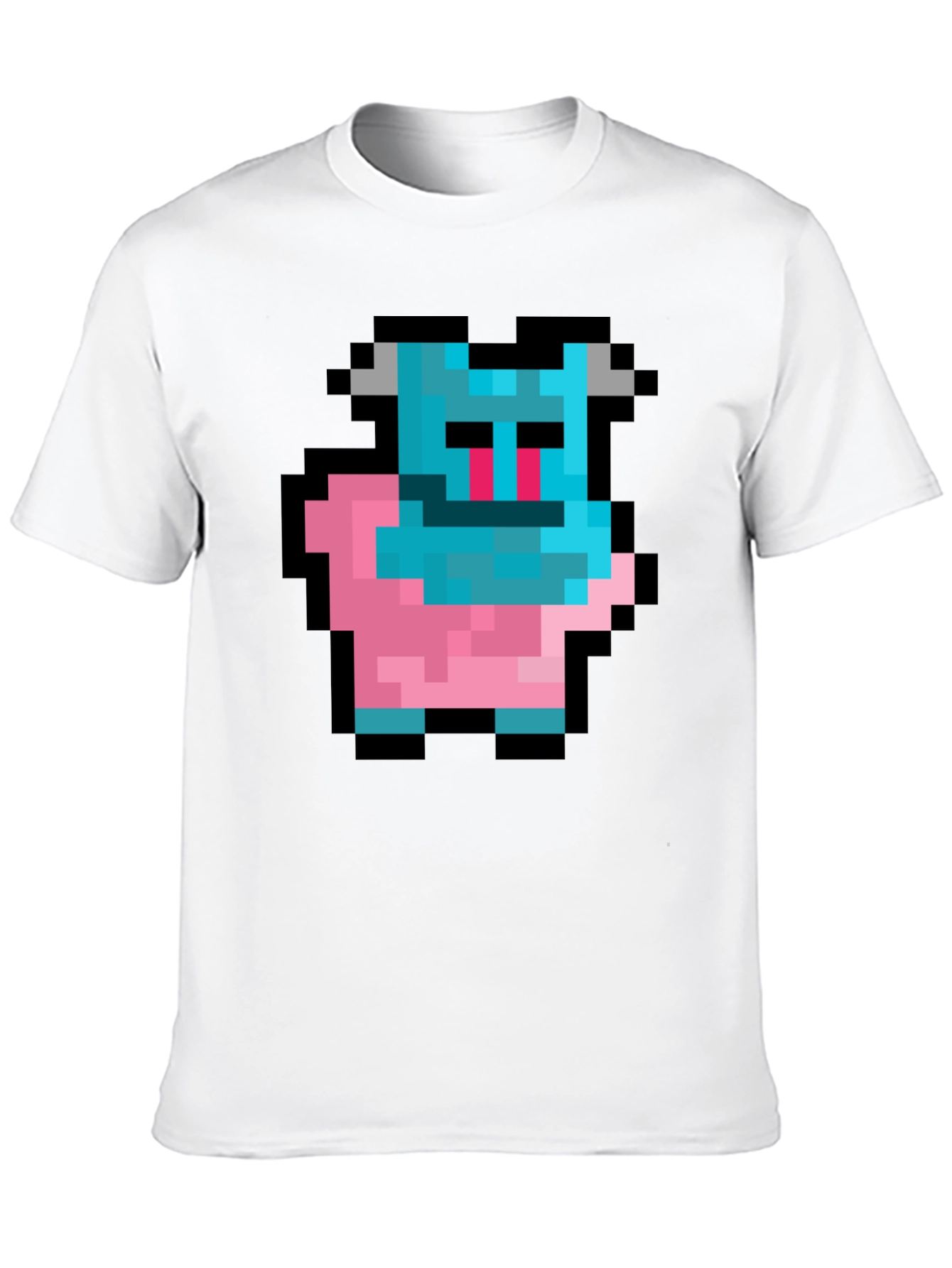 Pixel Art Monster Graphic T-Shirt