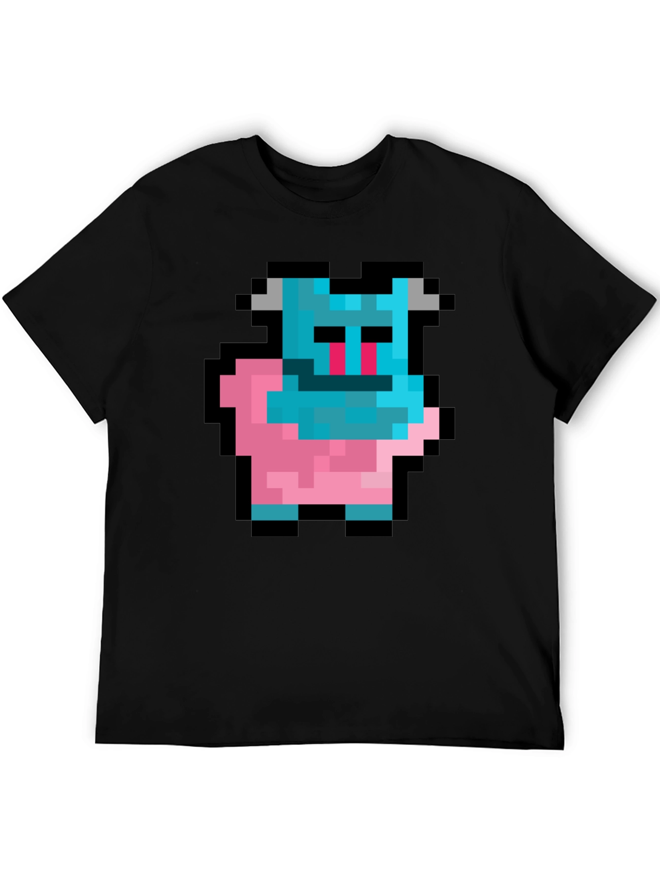 Pixel Art Monster Graphic T-Shirt