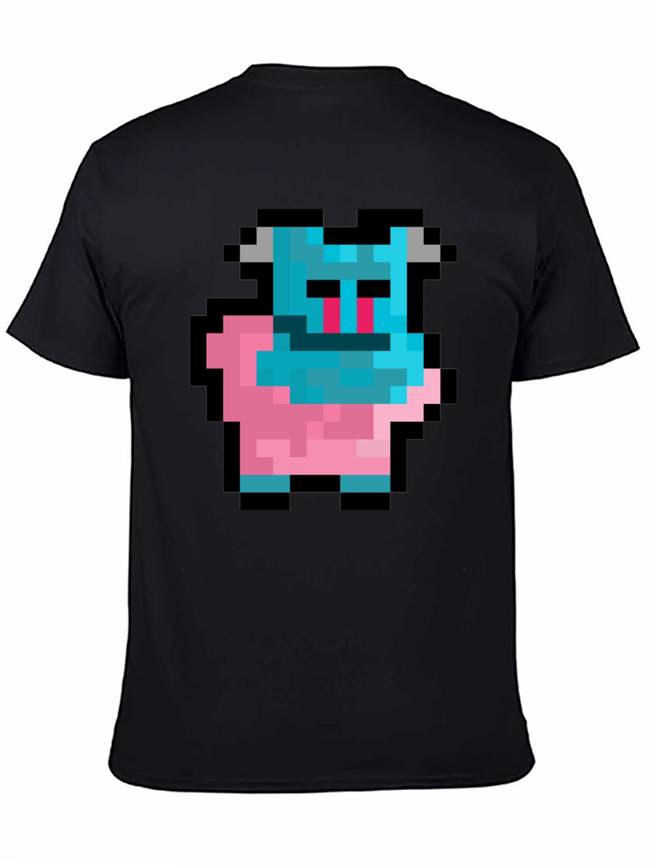 Pixel Art Monster Graphic T-Shirt