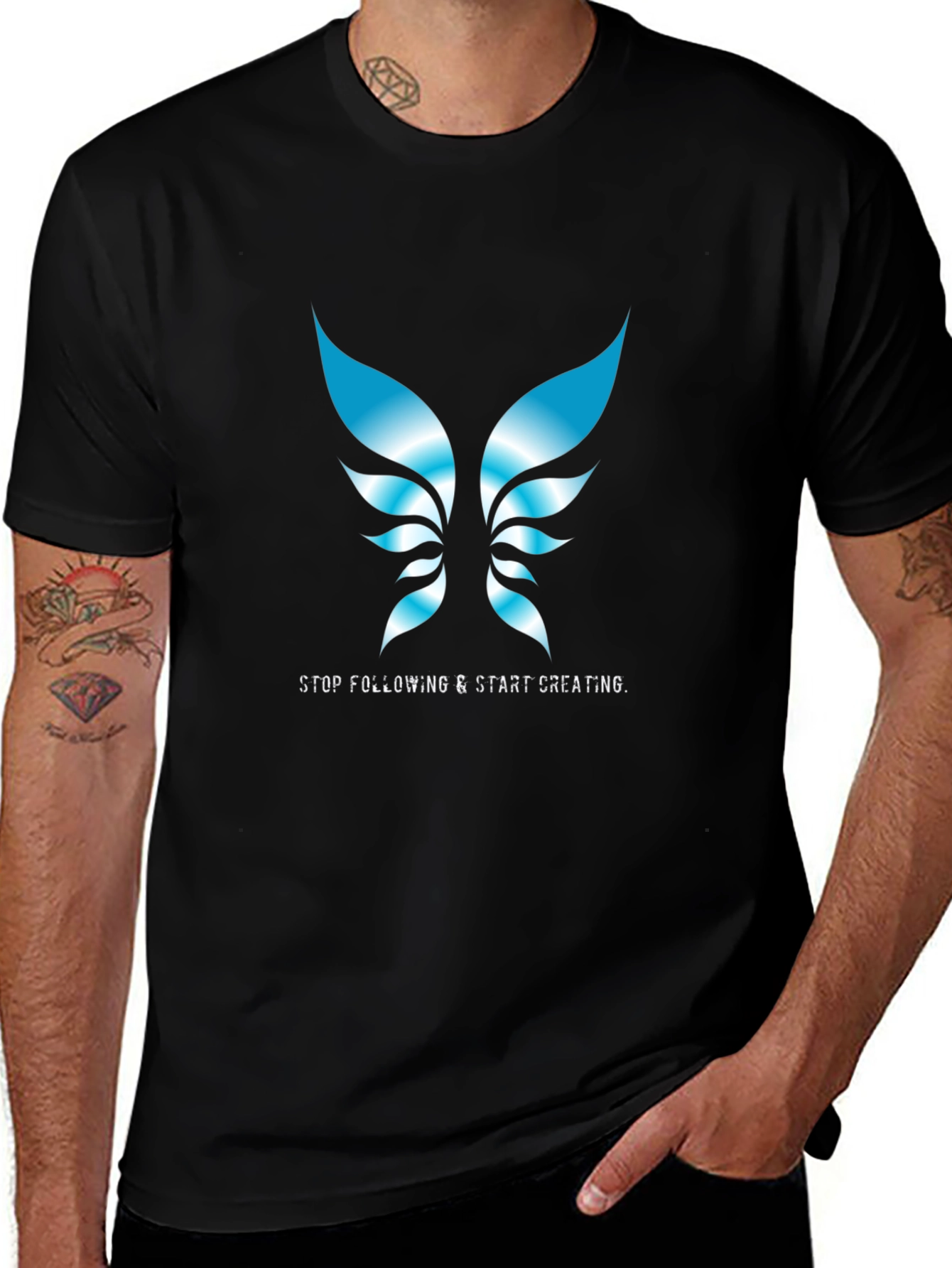 Inspire Creativity Graphic Tee - Black
