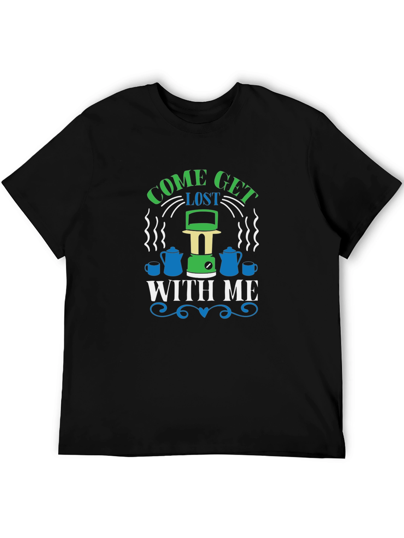 Come Get Lost With Me Camping Graphic T-Shirt