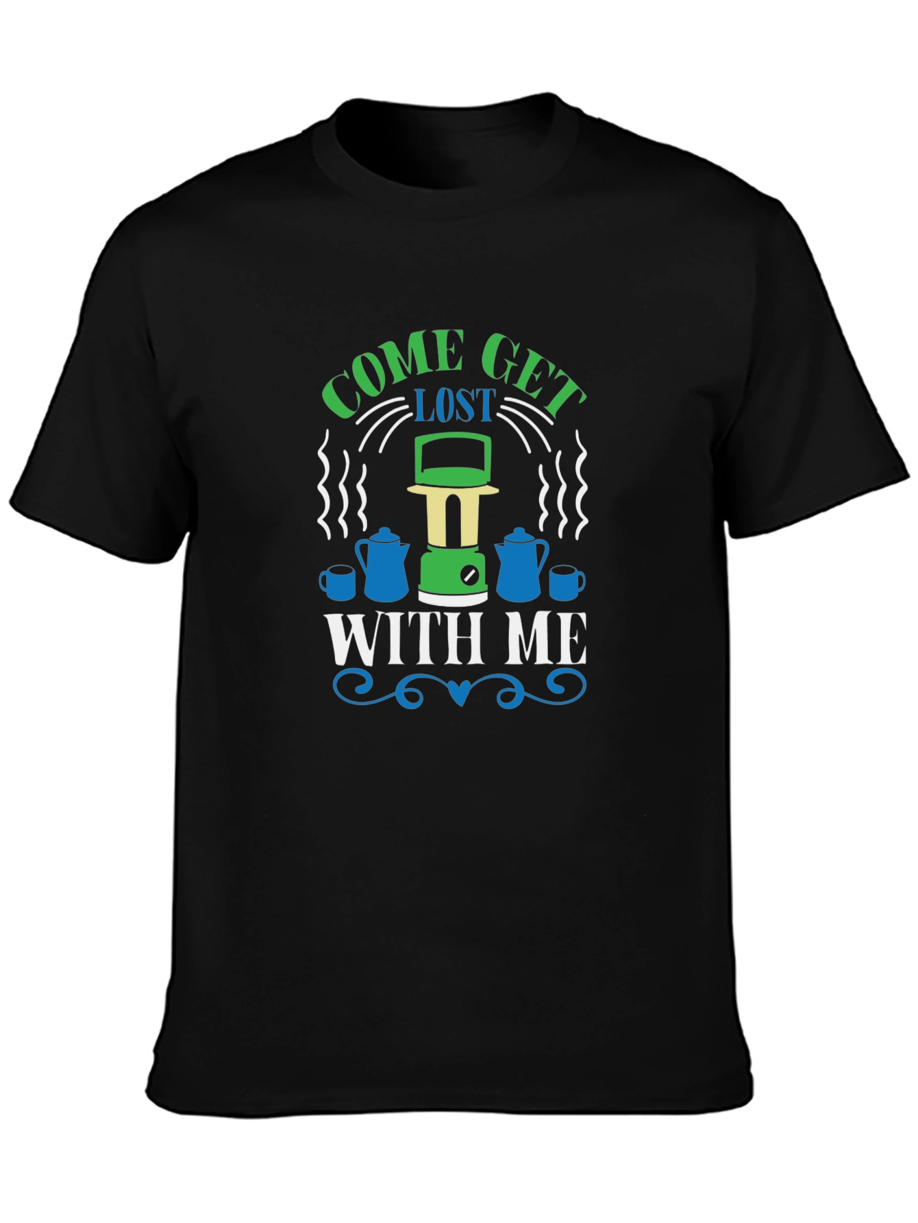 Come Get Lost With Me Camping Graphic T-Shirt