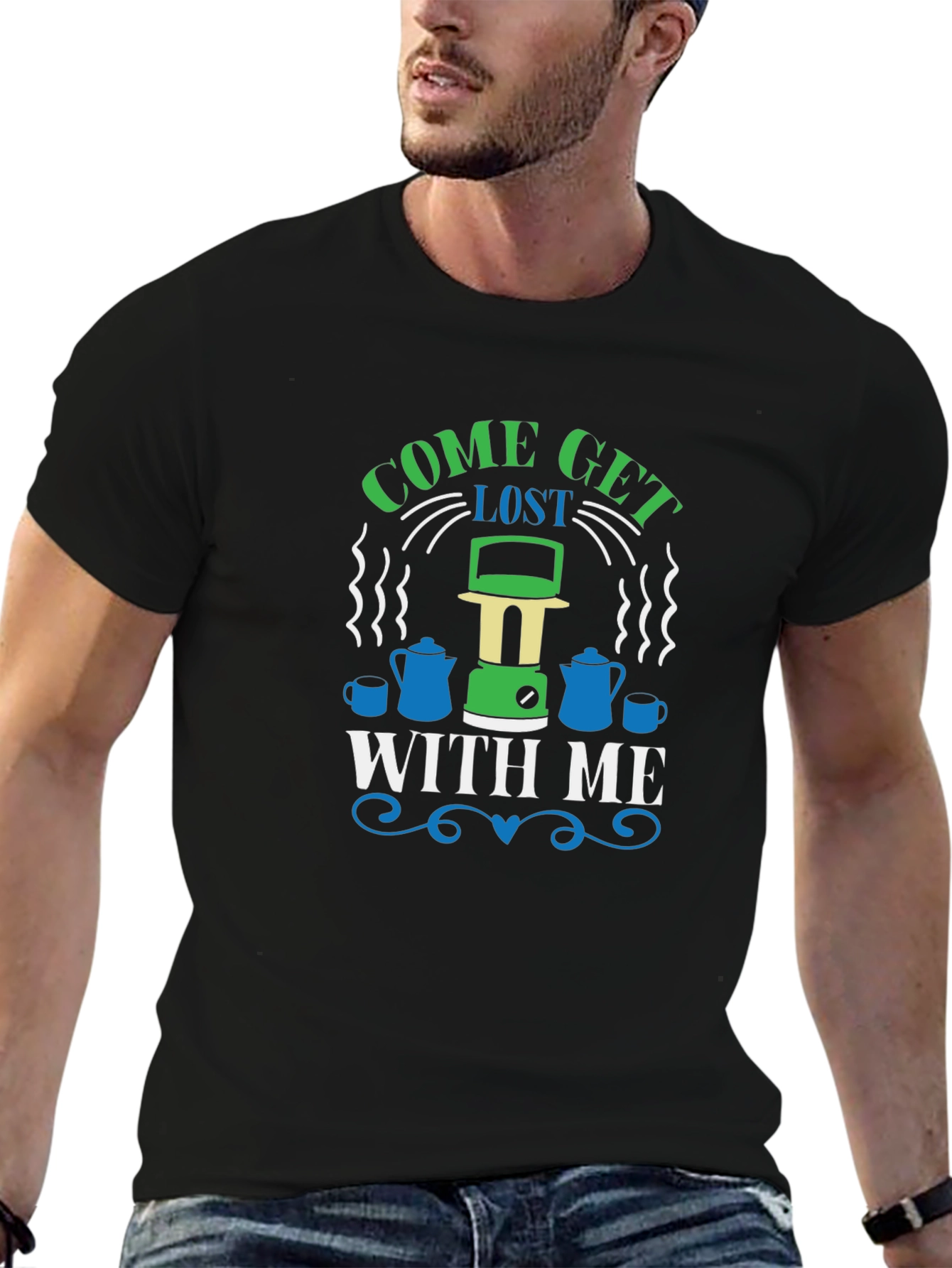 Come Get Lost With Me Camping Graphic T-Shirt
